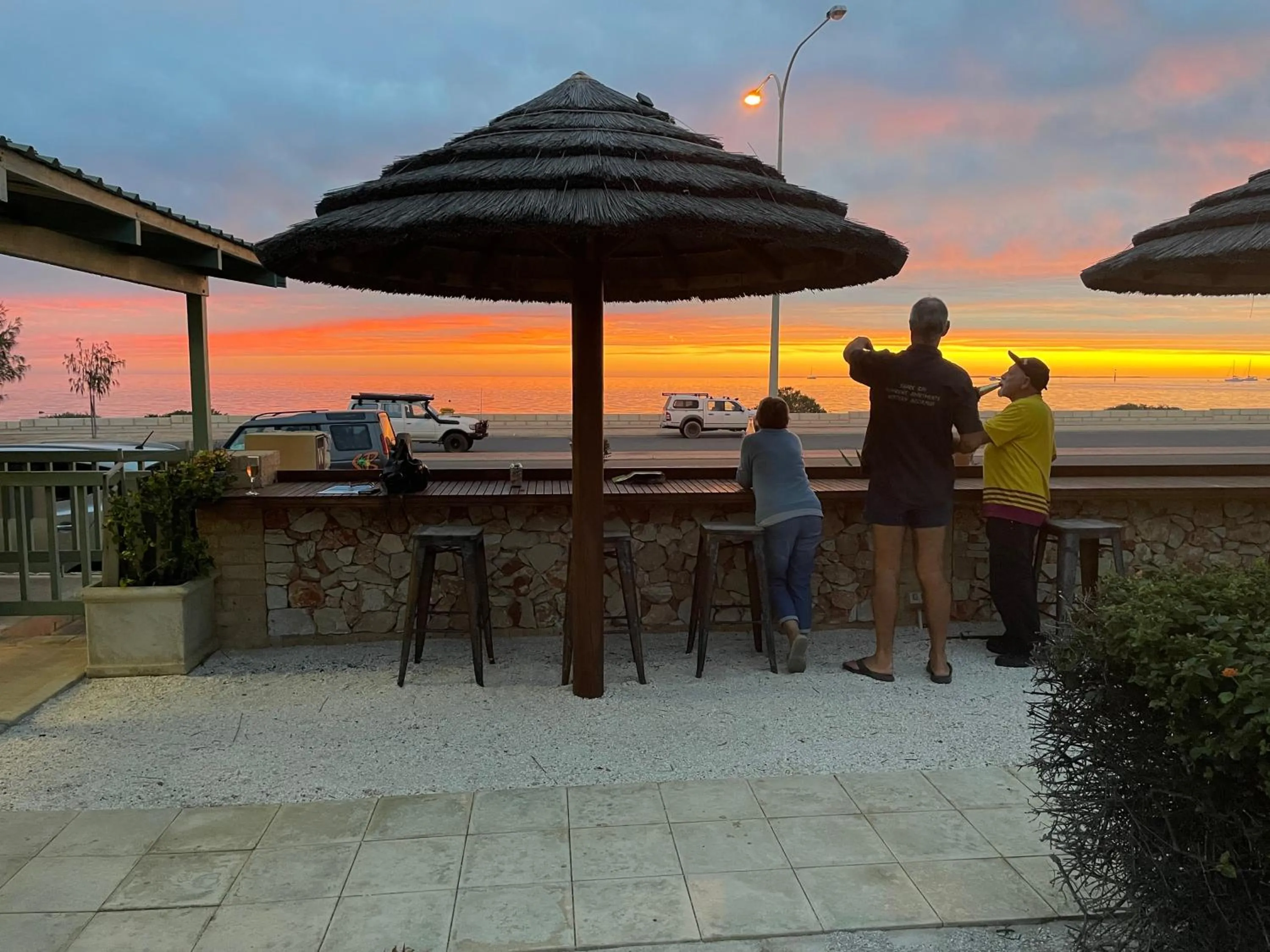 People in Shark Bay Seafront Apartments