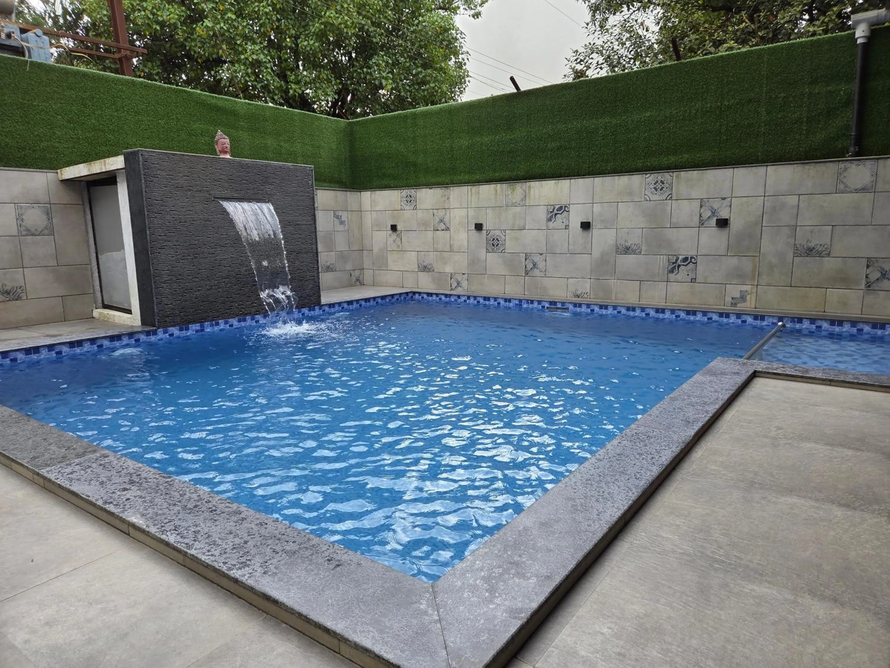 Pool view in Girivihar Holiday Club - Pure Veg