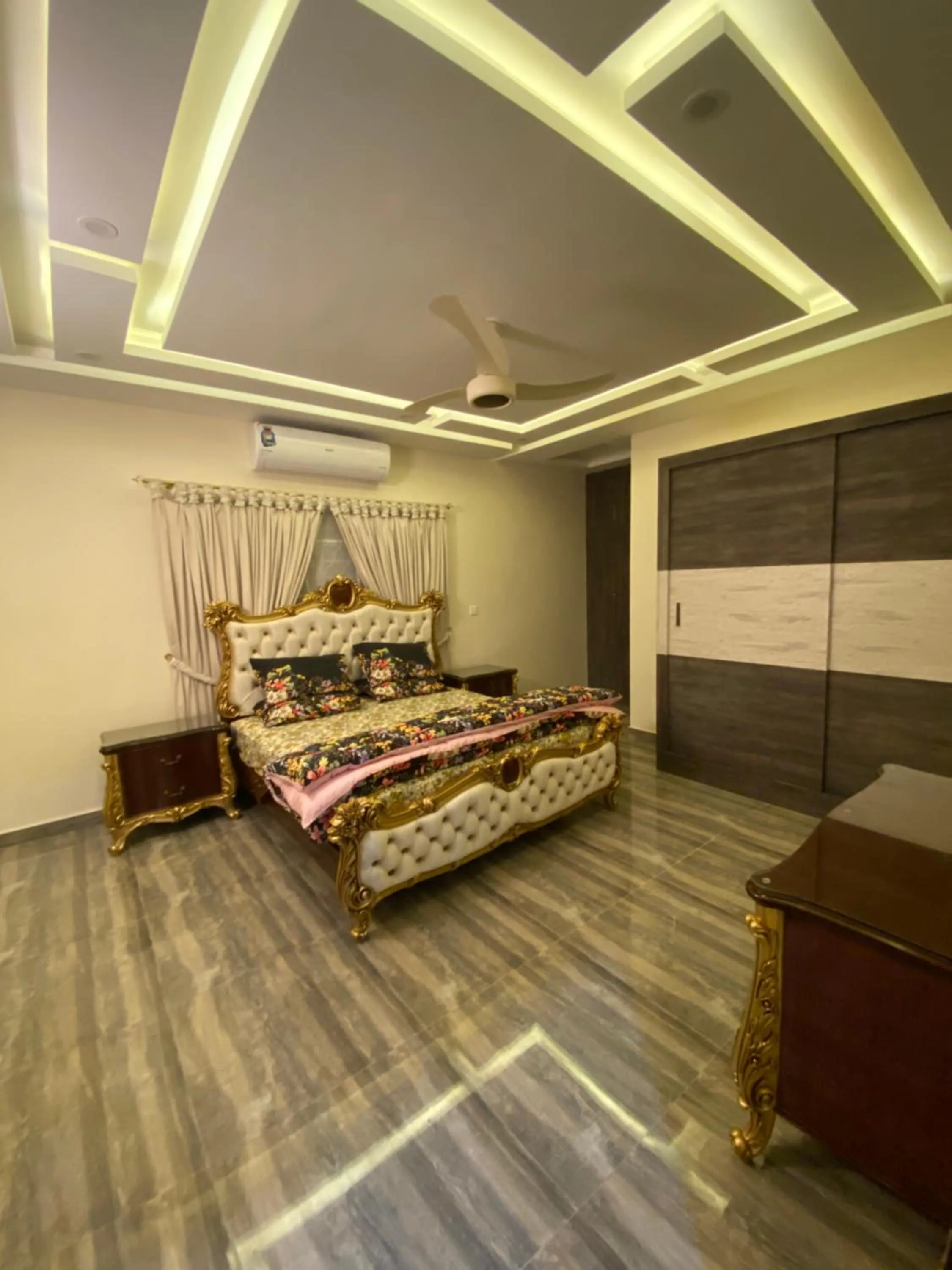 Bedroom, Bed in Continental boutique House