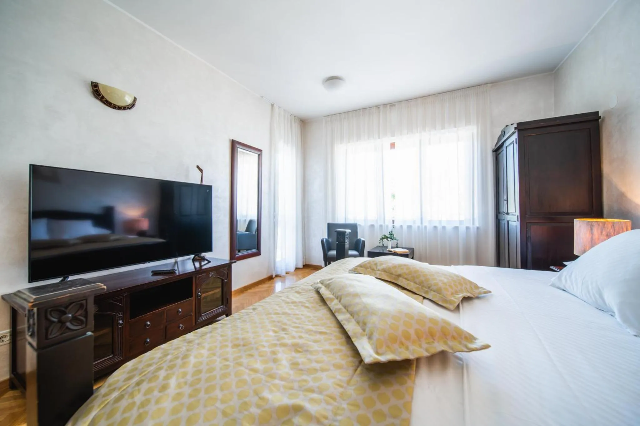 Bedroom, Bed in Villa Franica