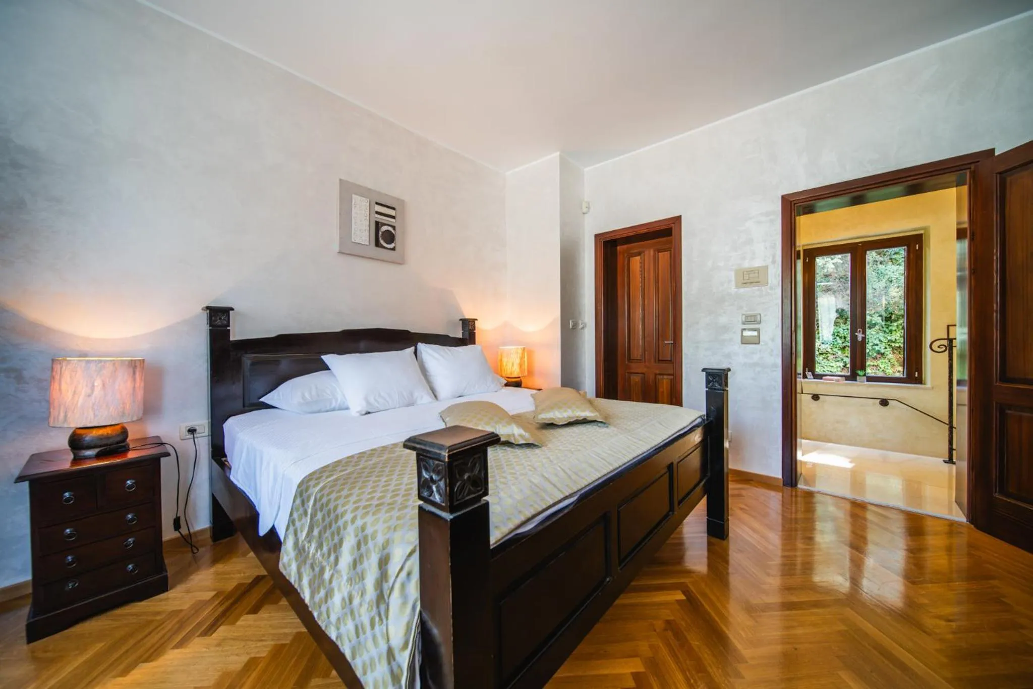 Bedroom, Bed in Villa Franica