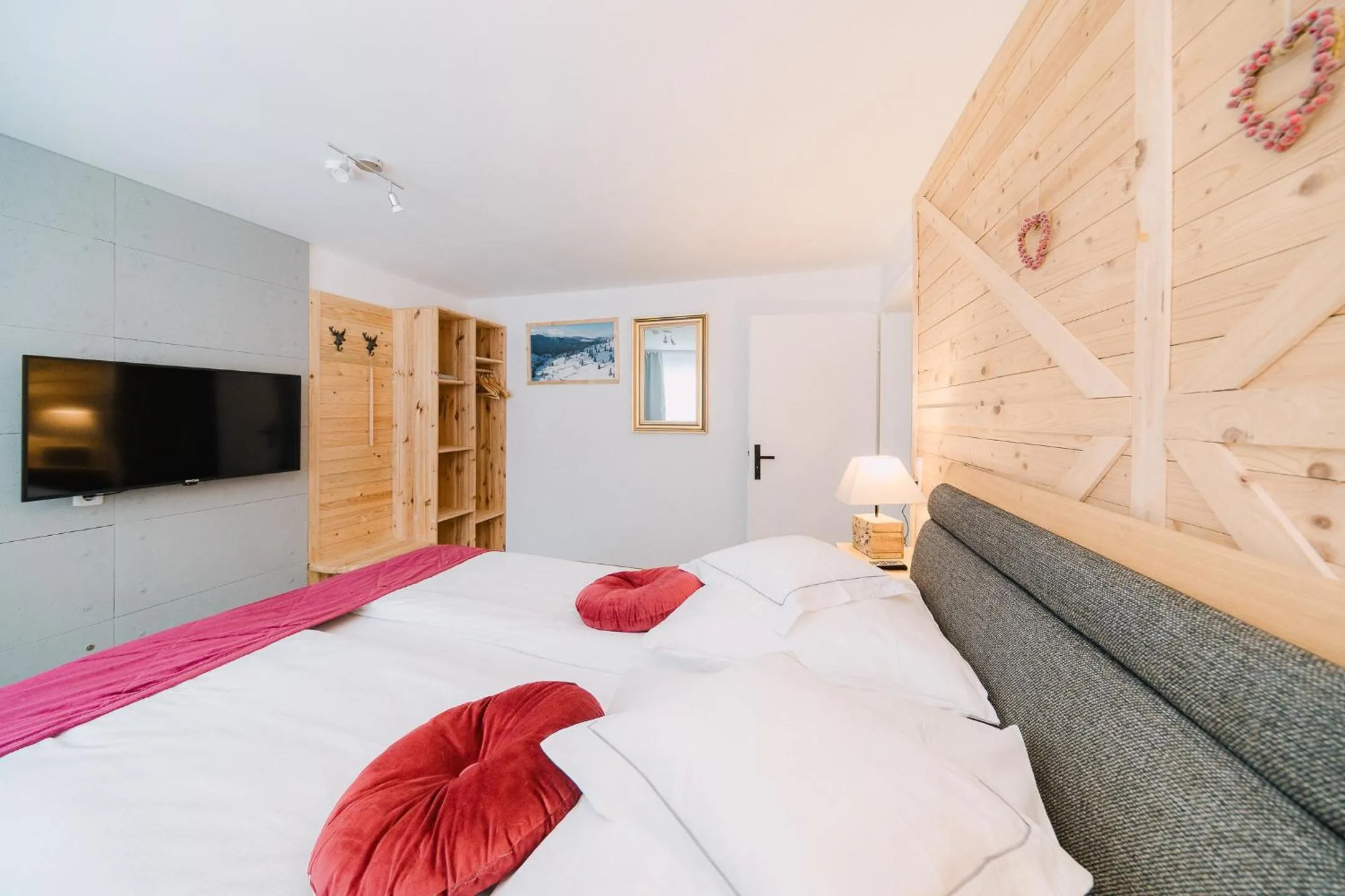 Bed in Black Forest Dream Apartments