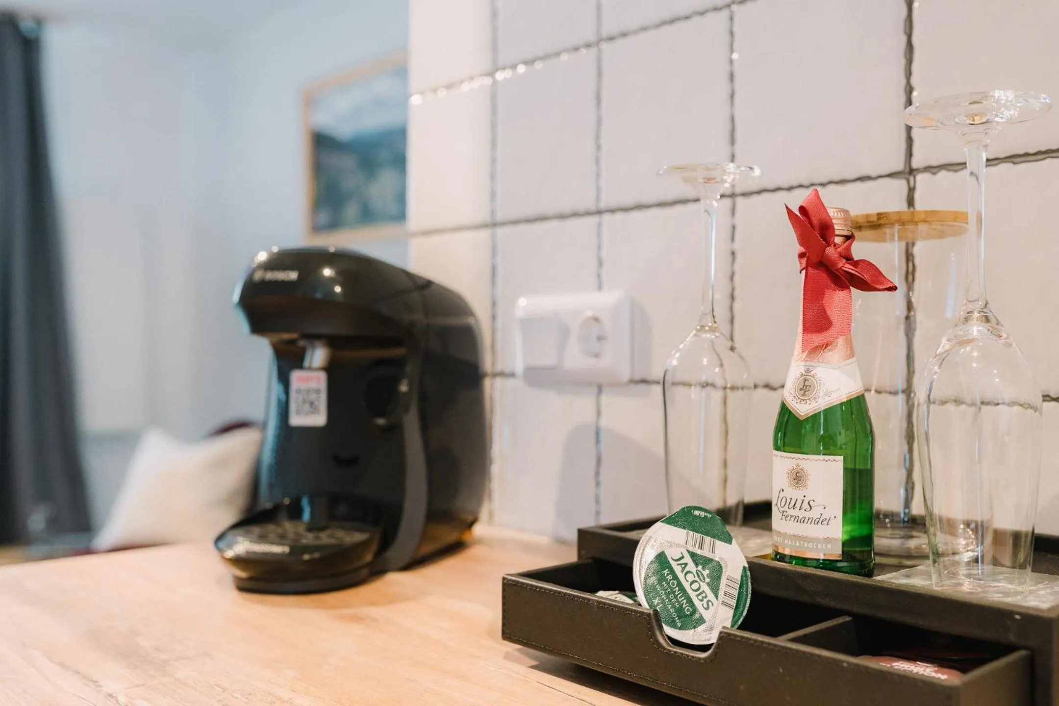 Kitchen or kitchenette in Black Forest Dream Apartments