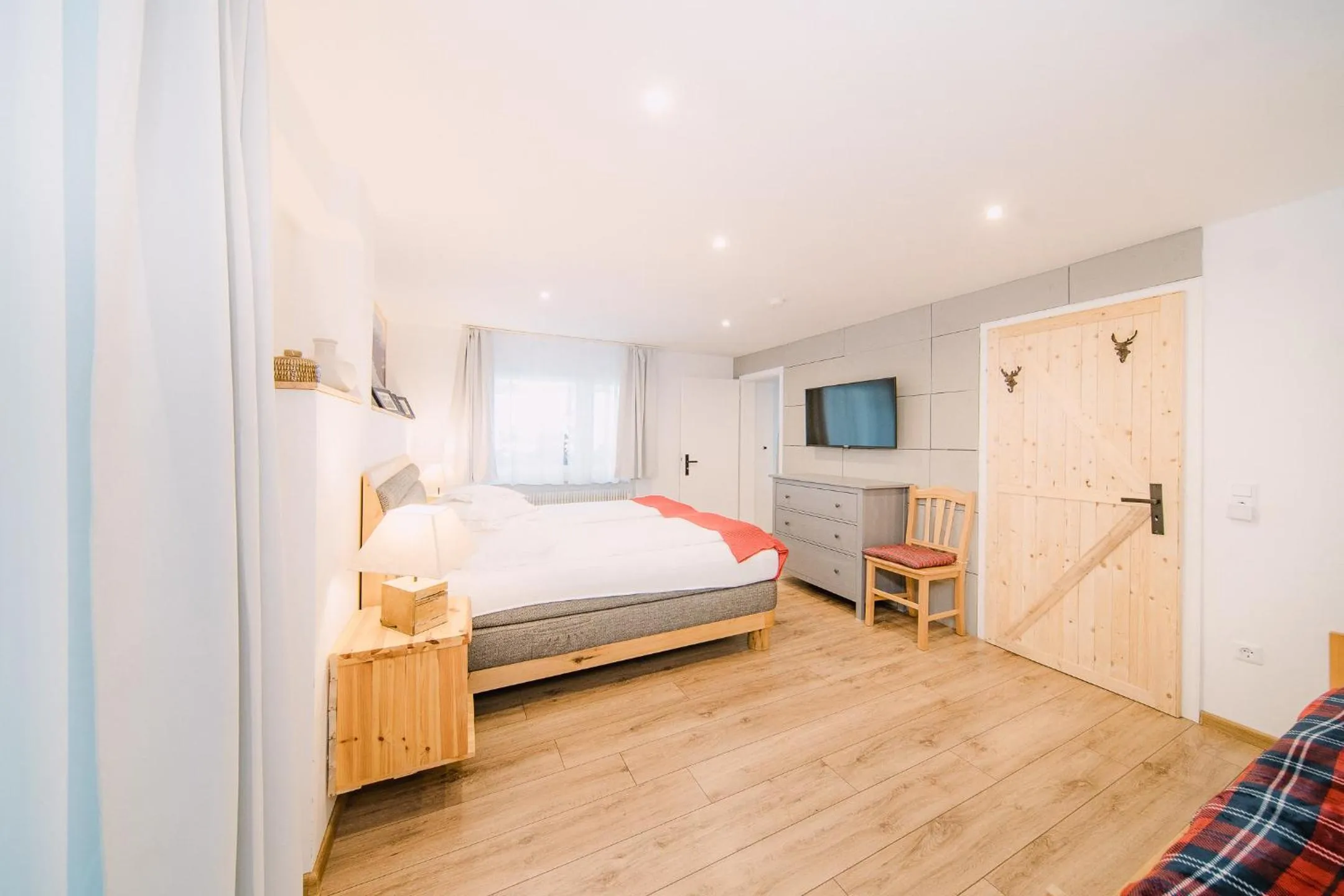 TV and multimedia, Bed in Black Forest Dream Apartments