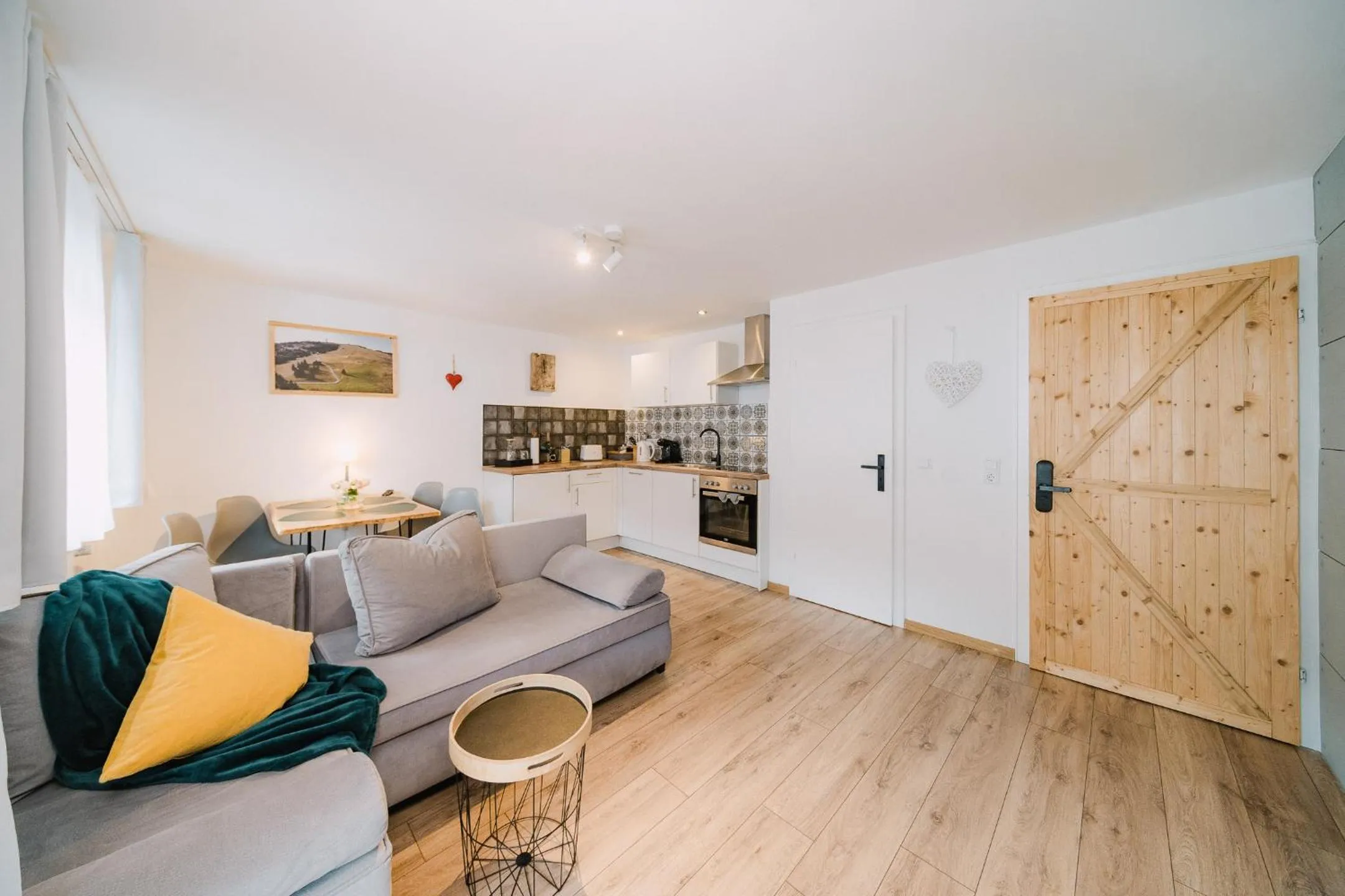 Kitchen or kitchenette in Black Forest Dream Apartments