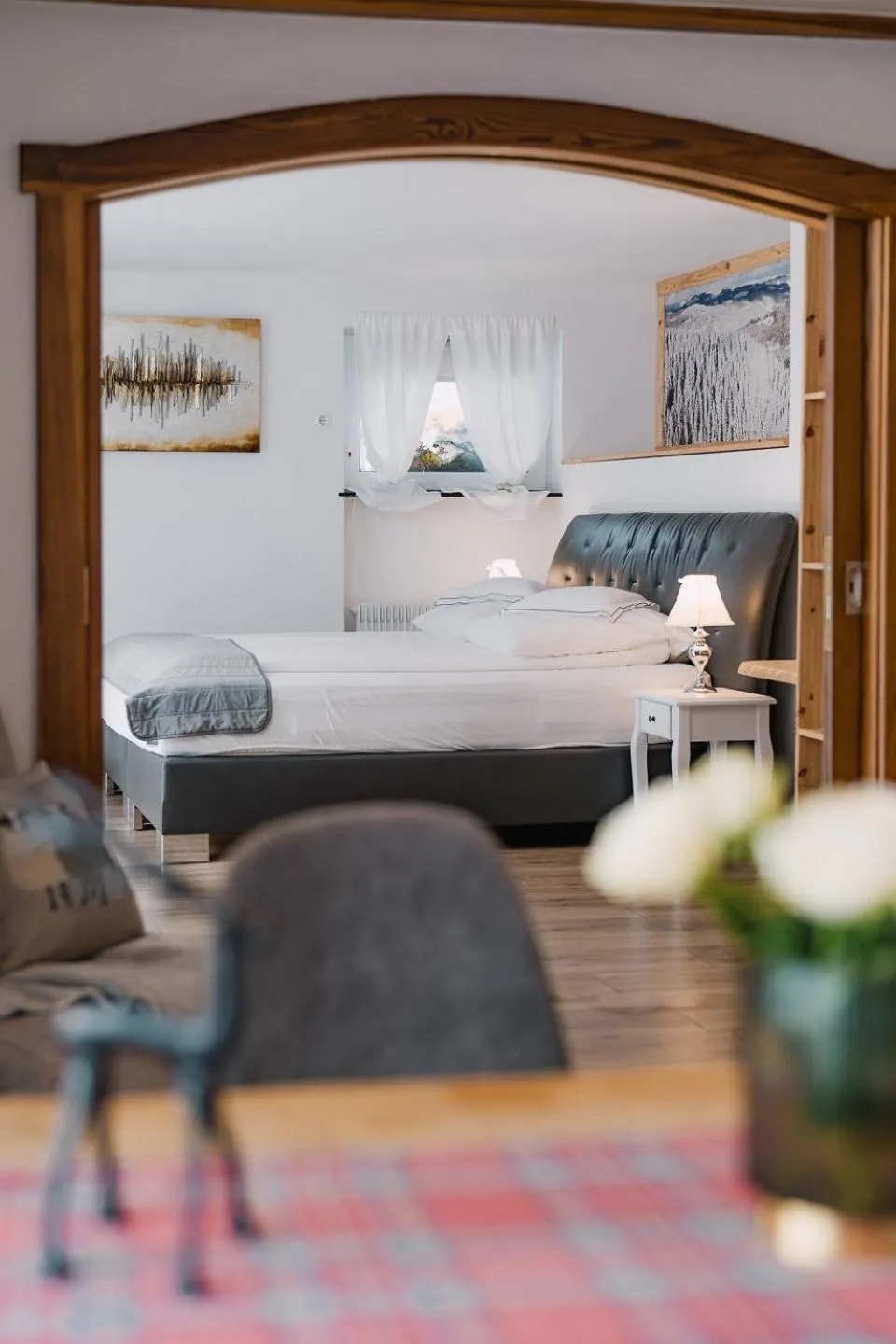 Bed in Black Forest Dream Apartments