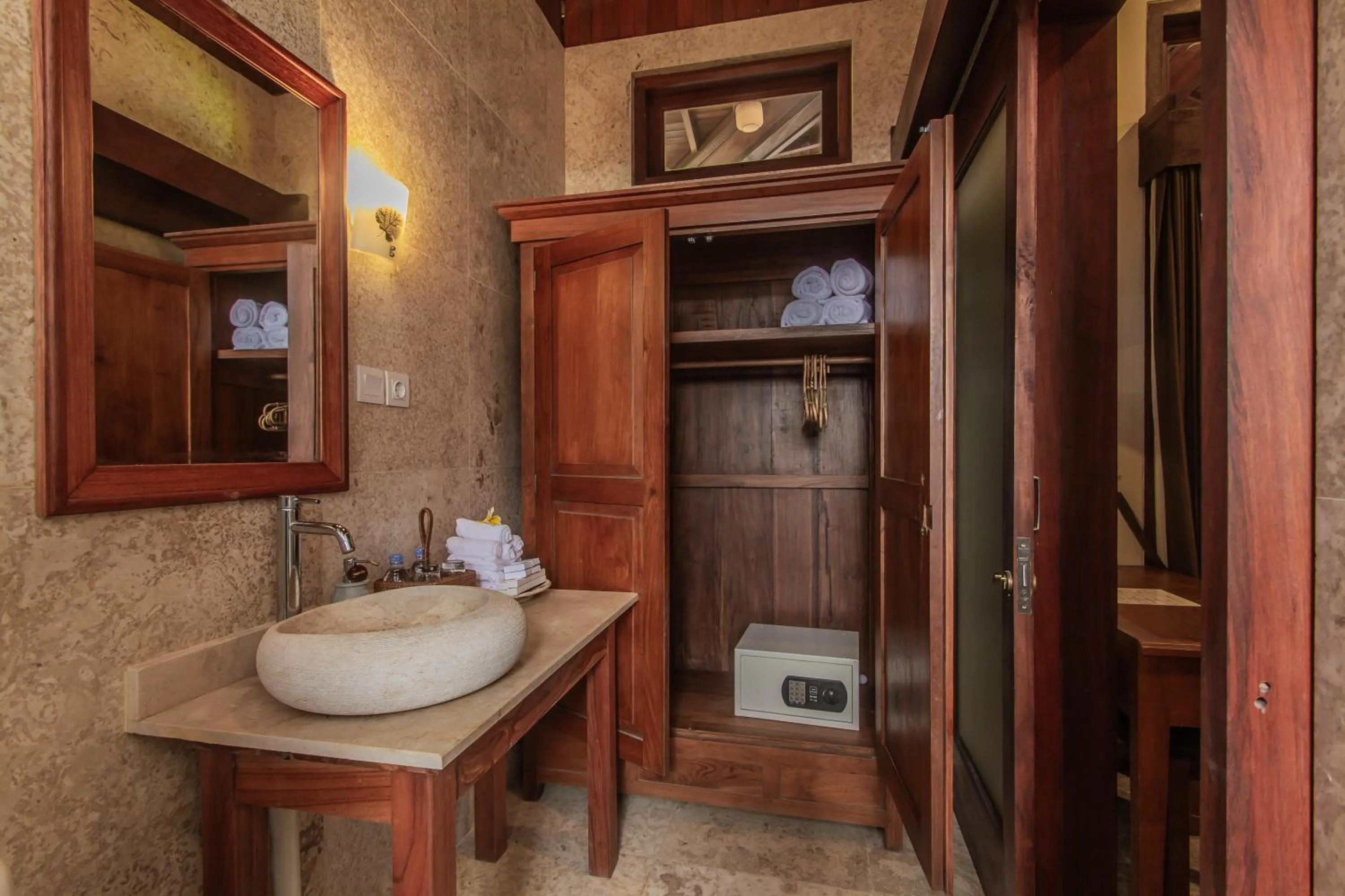 Bathroom in Graha Petulu Ubud by GenuineHost