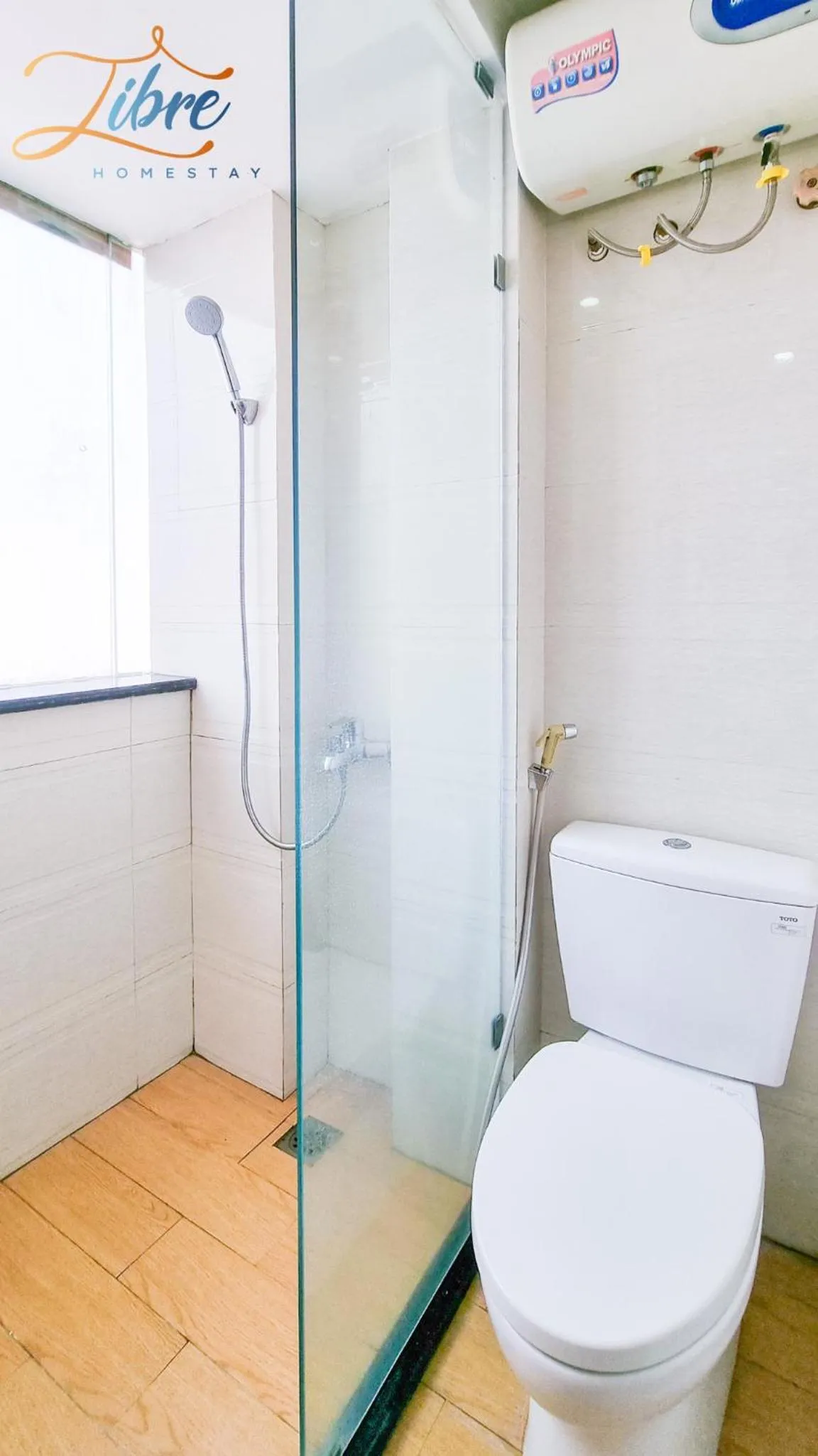 Shower in Libré Homestay