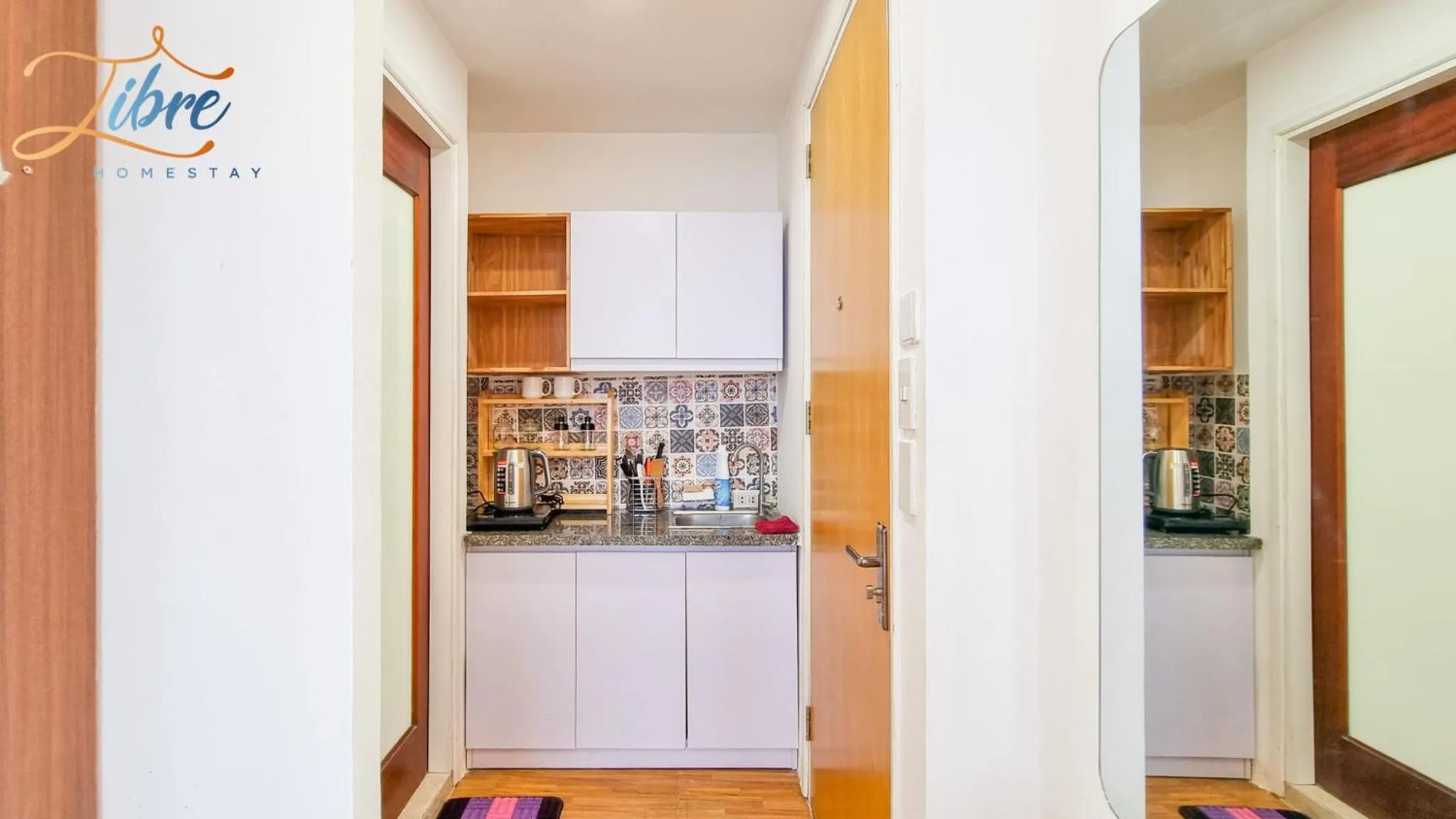 Kitchen or kitchenette in Libré Homestay