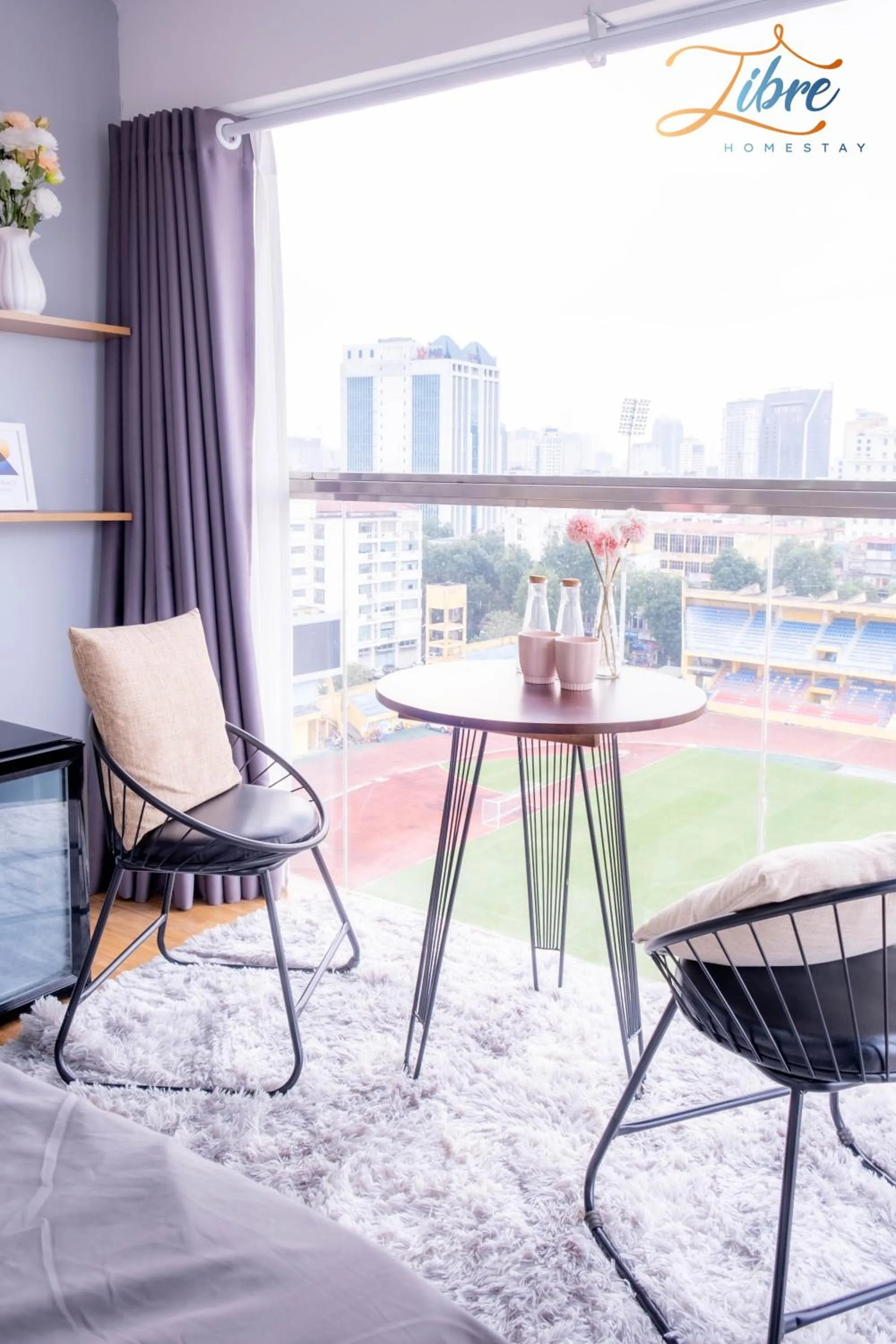 Seating area in Libré Homestay