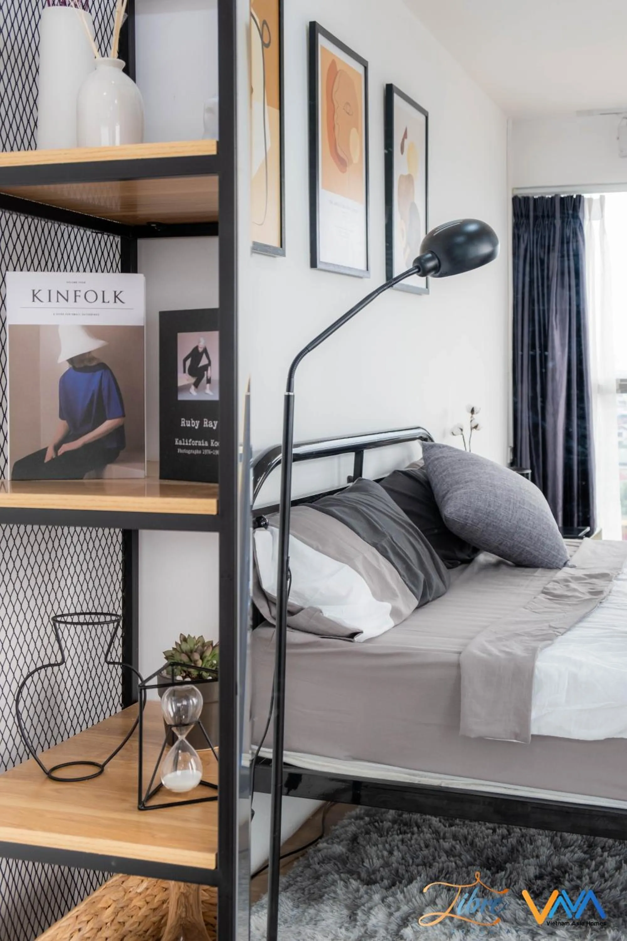Seating area, Bed in Libré Homestay