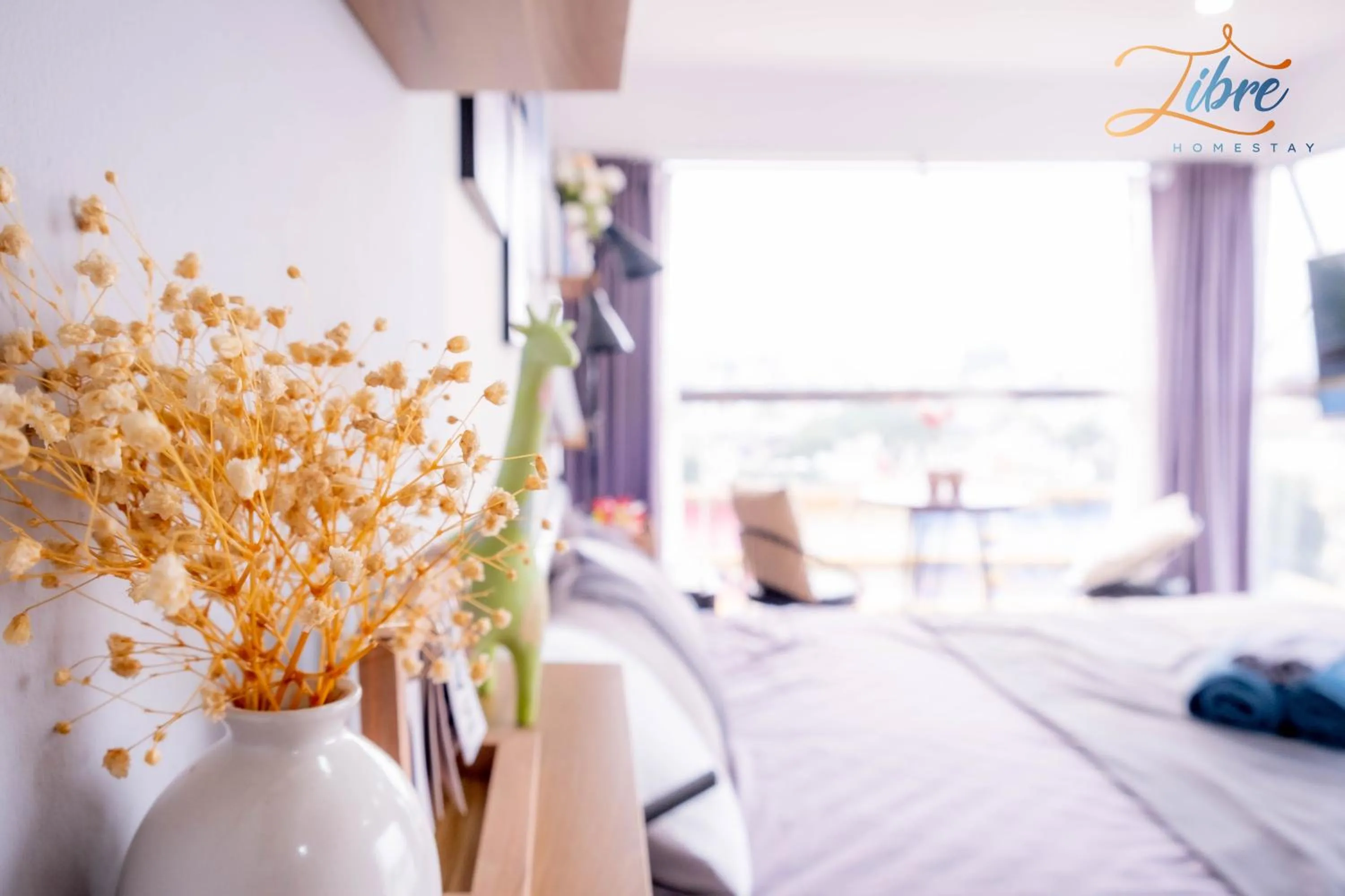 Decorative detail, Bed in Libré Homestay