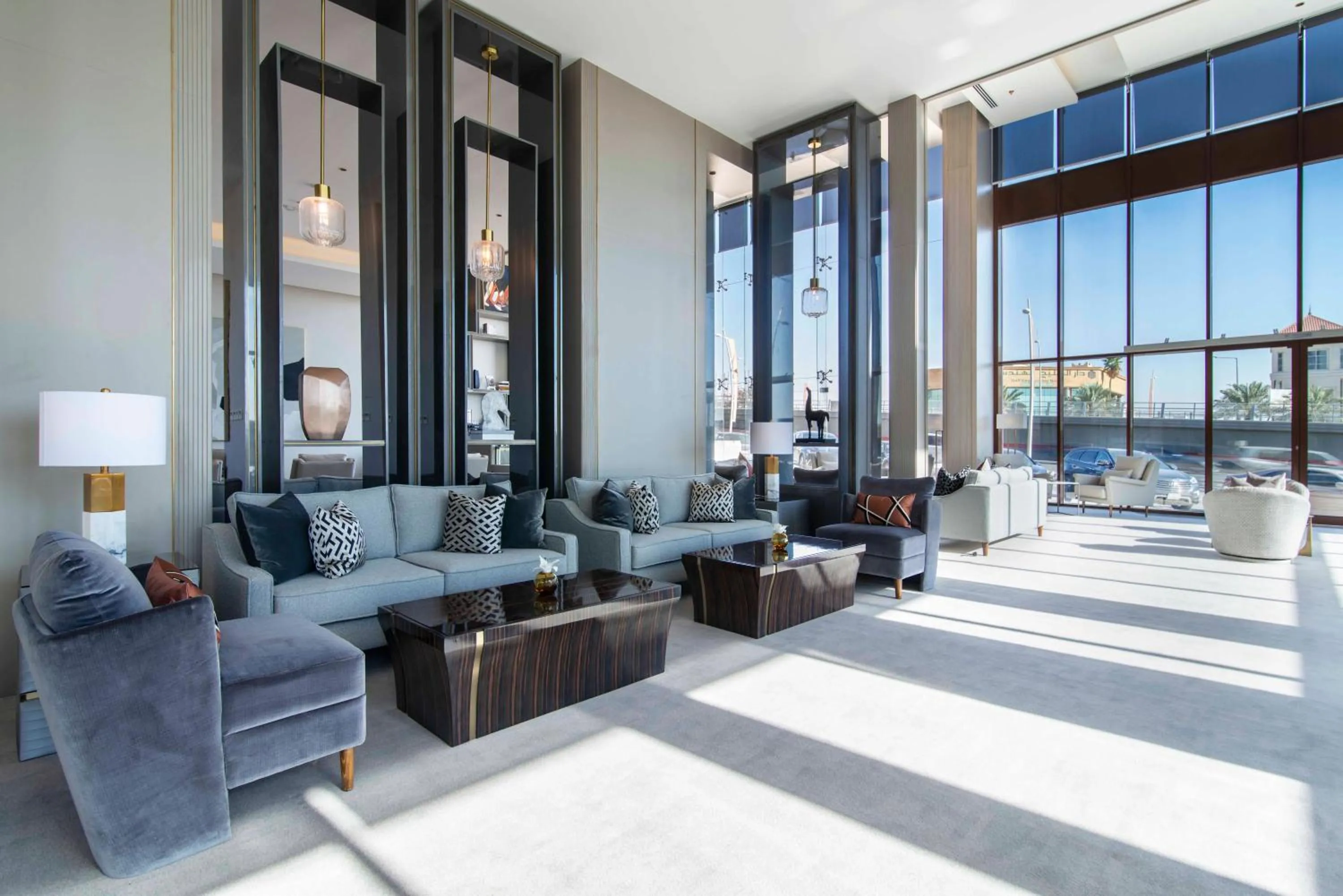 Lobby or reception in WAW Hotel Suites King Abdullah Road