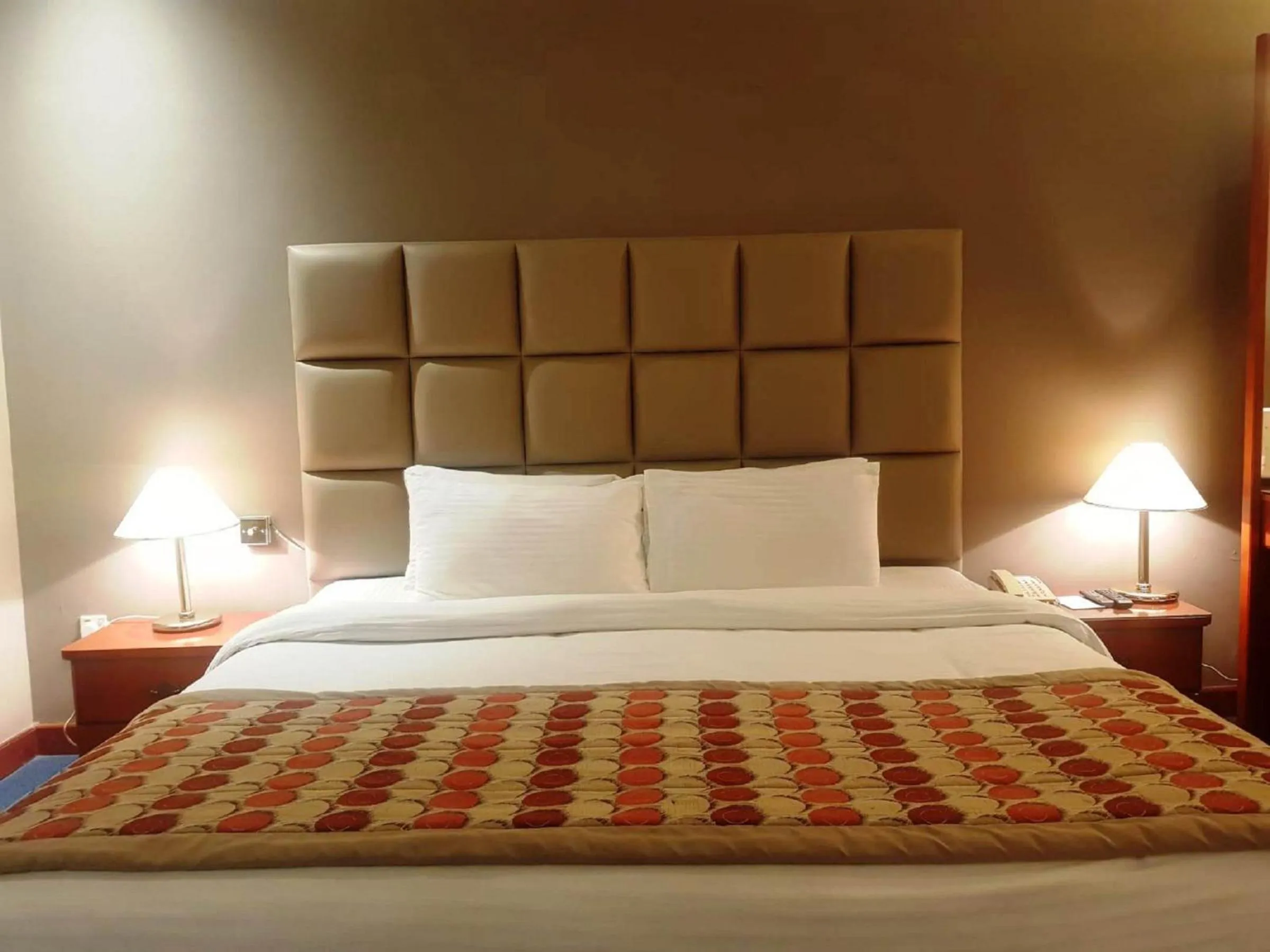 Bed in Panorama Hotel and Spa