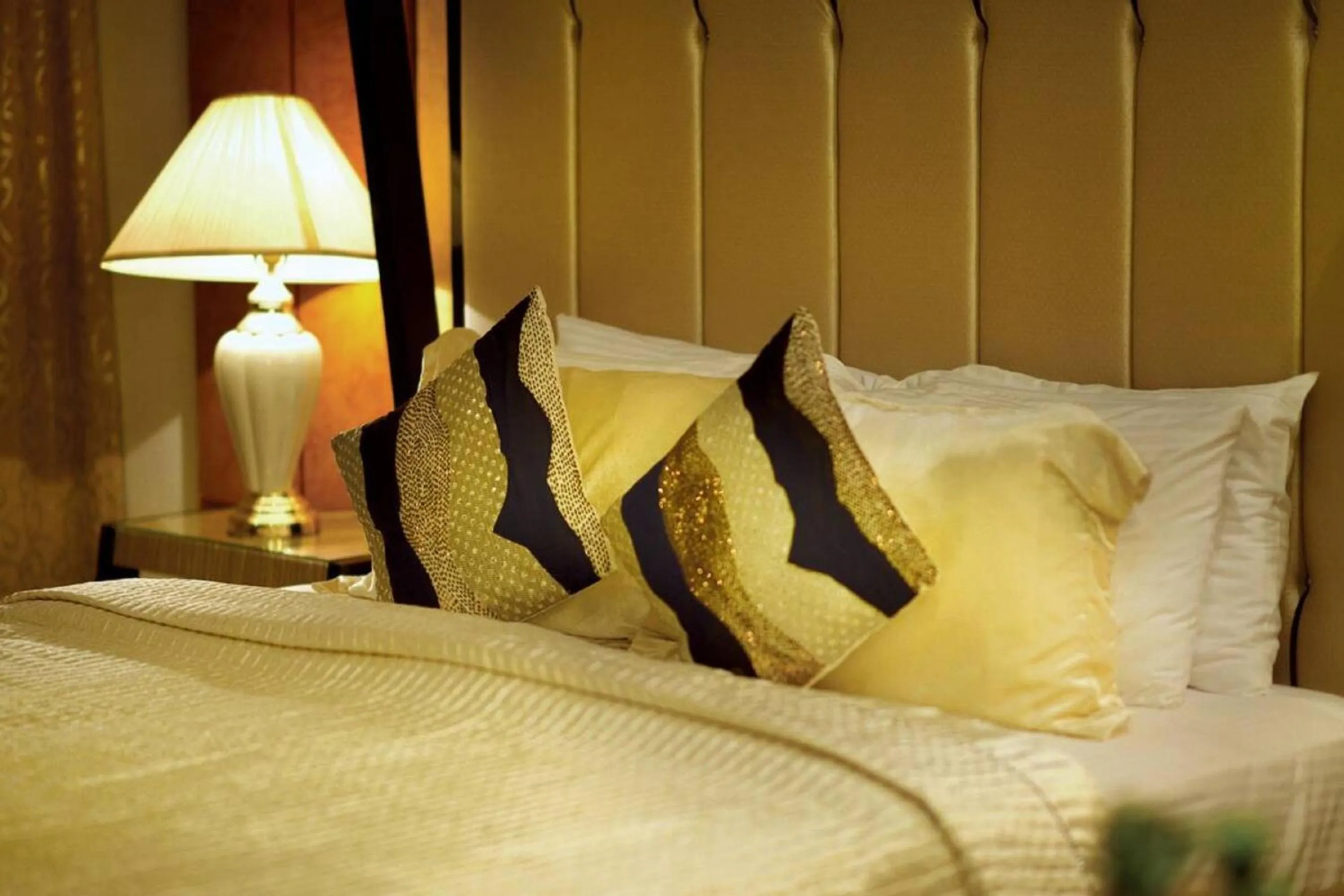 Bed in Panorama Hotel and Spa