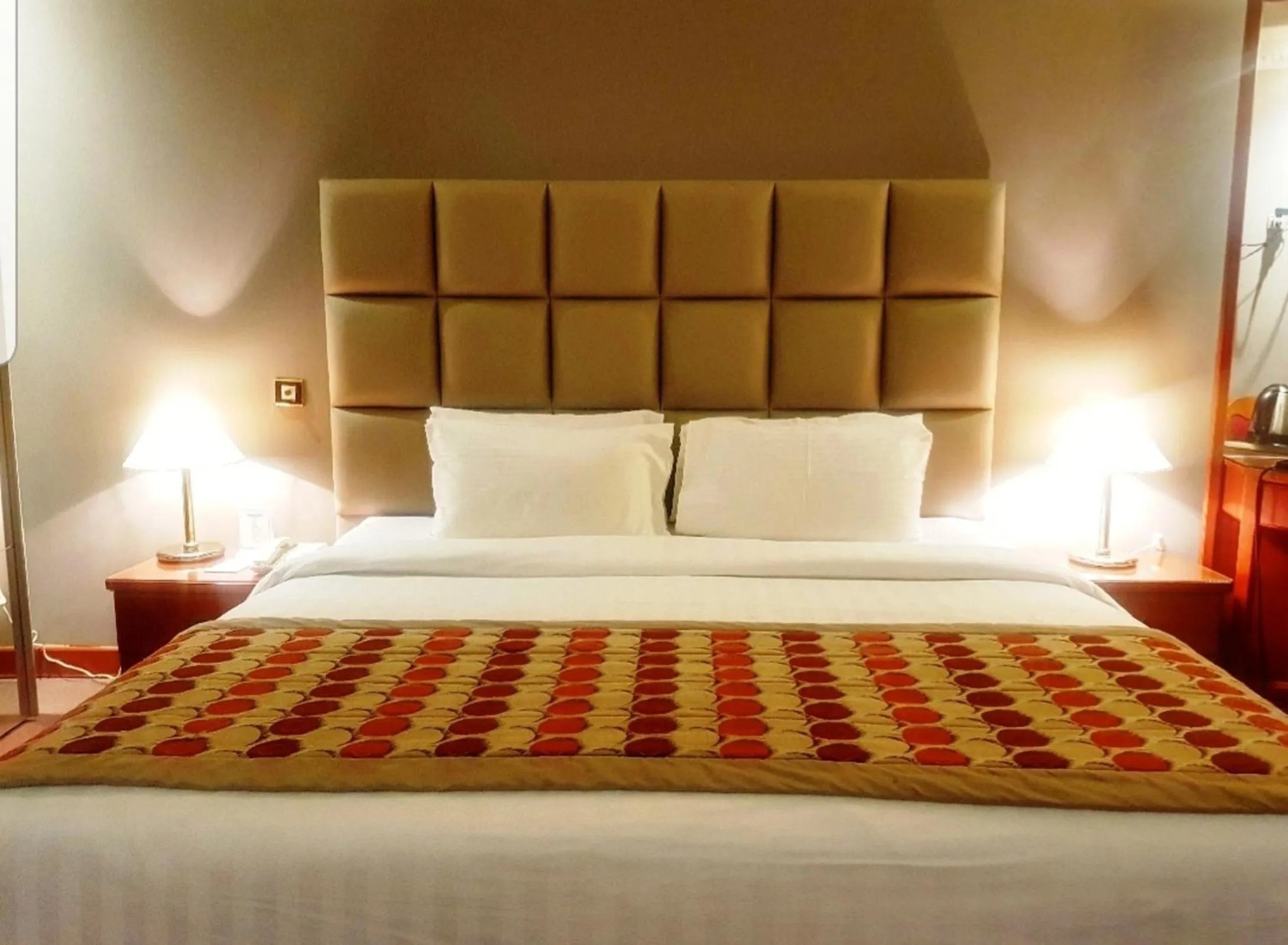 Bed in Panorama Hotel and Spa