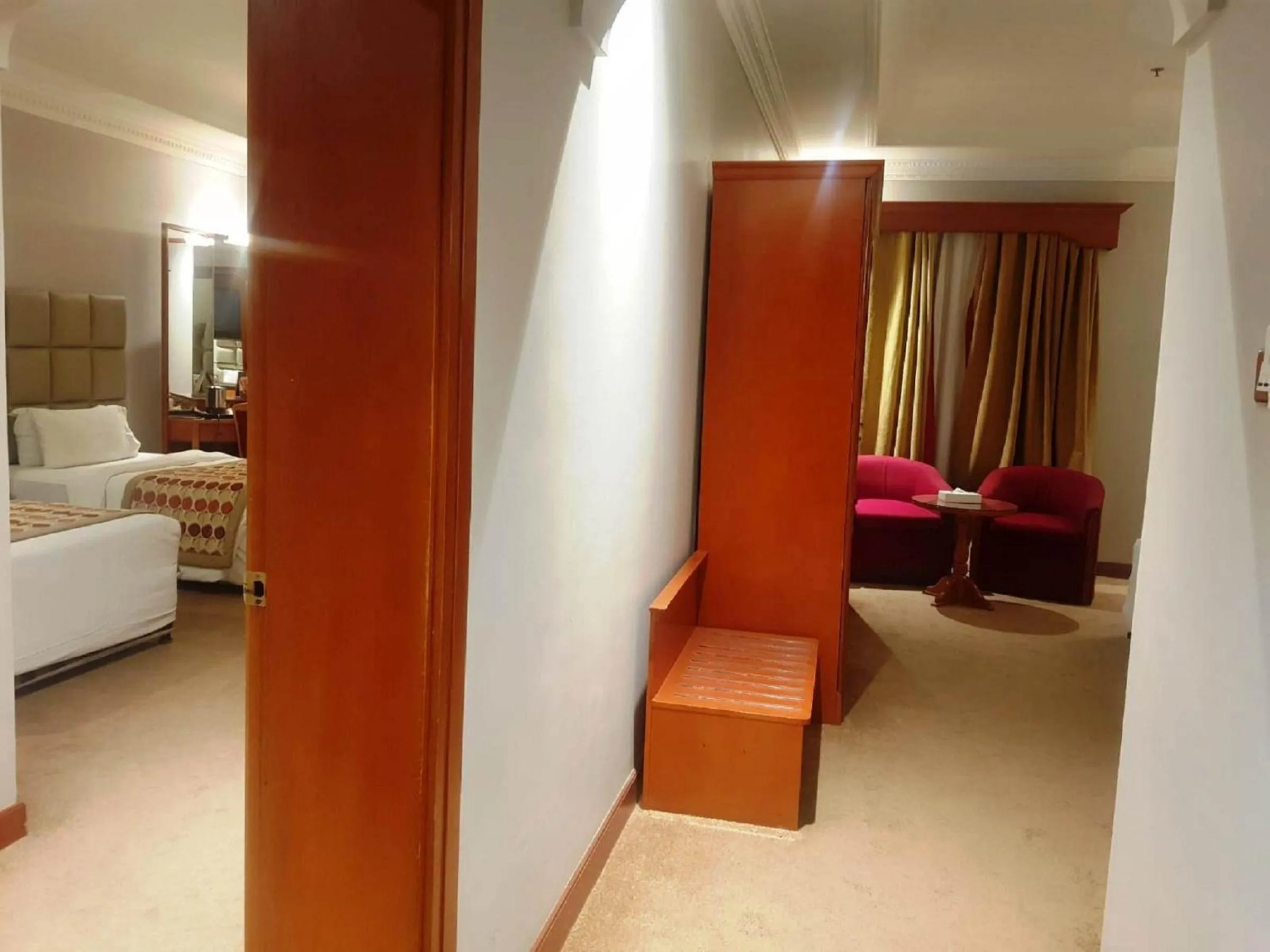 Bed in Panorama Hotel and Spa