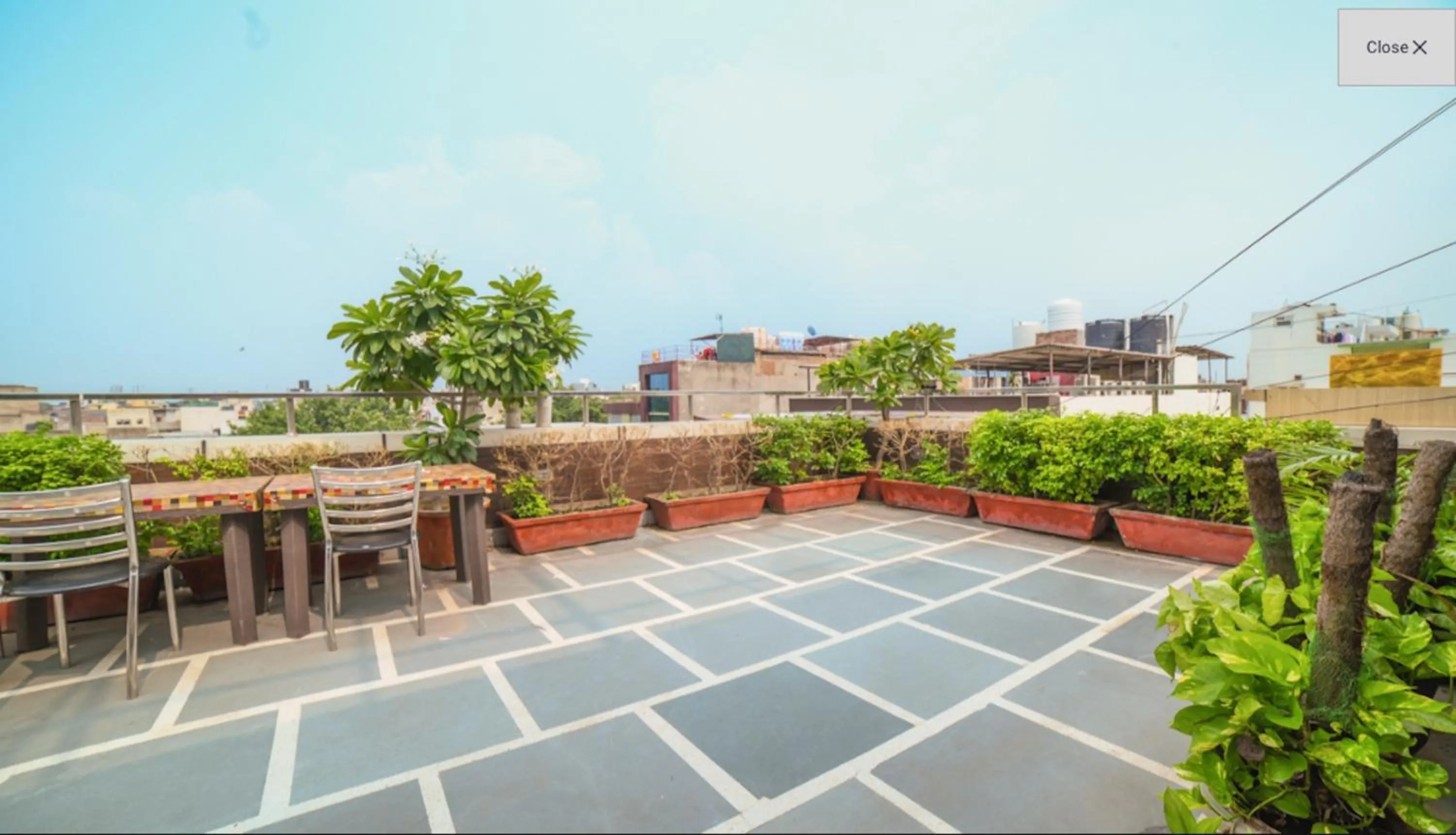 Garden in Hotel Pawan Plaza - Near BLK and Ganga Ram Hospital - Karol Bagh