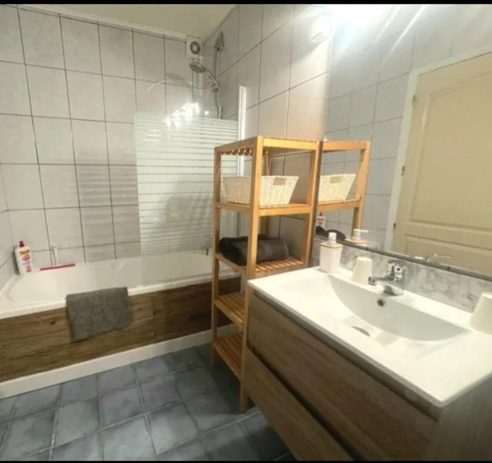 Bed in La Villa Du Menhir Chambre d'hôtes