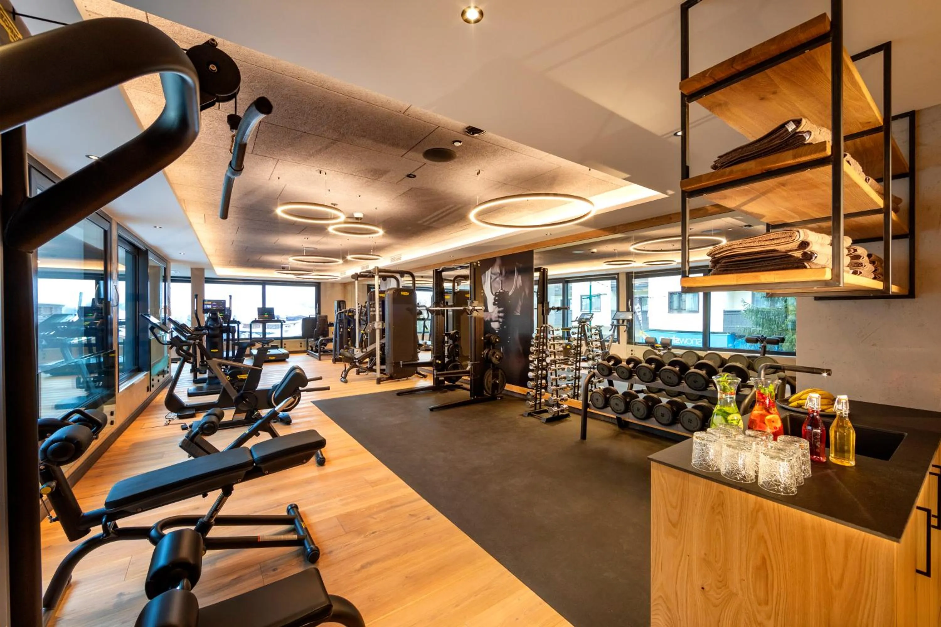 Fitness centre/facilities in Aktivhotel Alpendorf