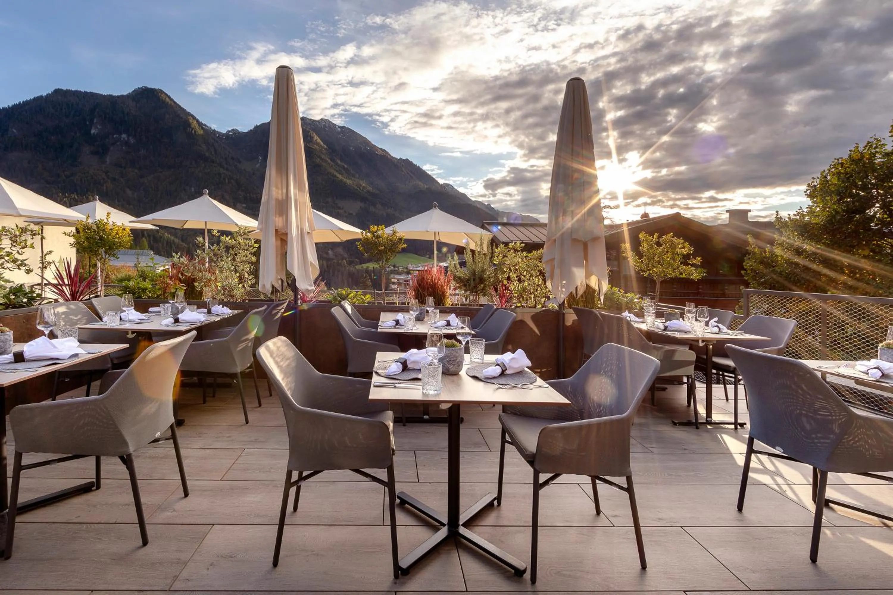 Balcony/Terrace in Aktivhotel Alpendorf