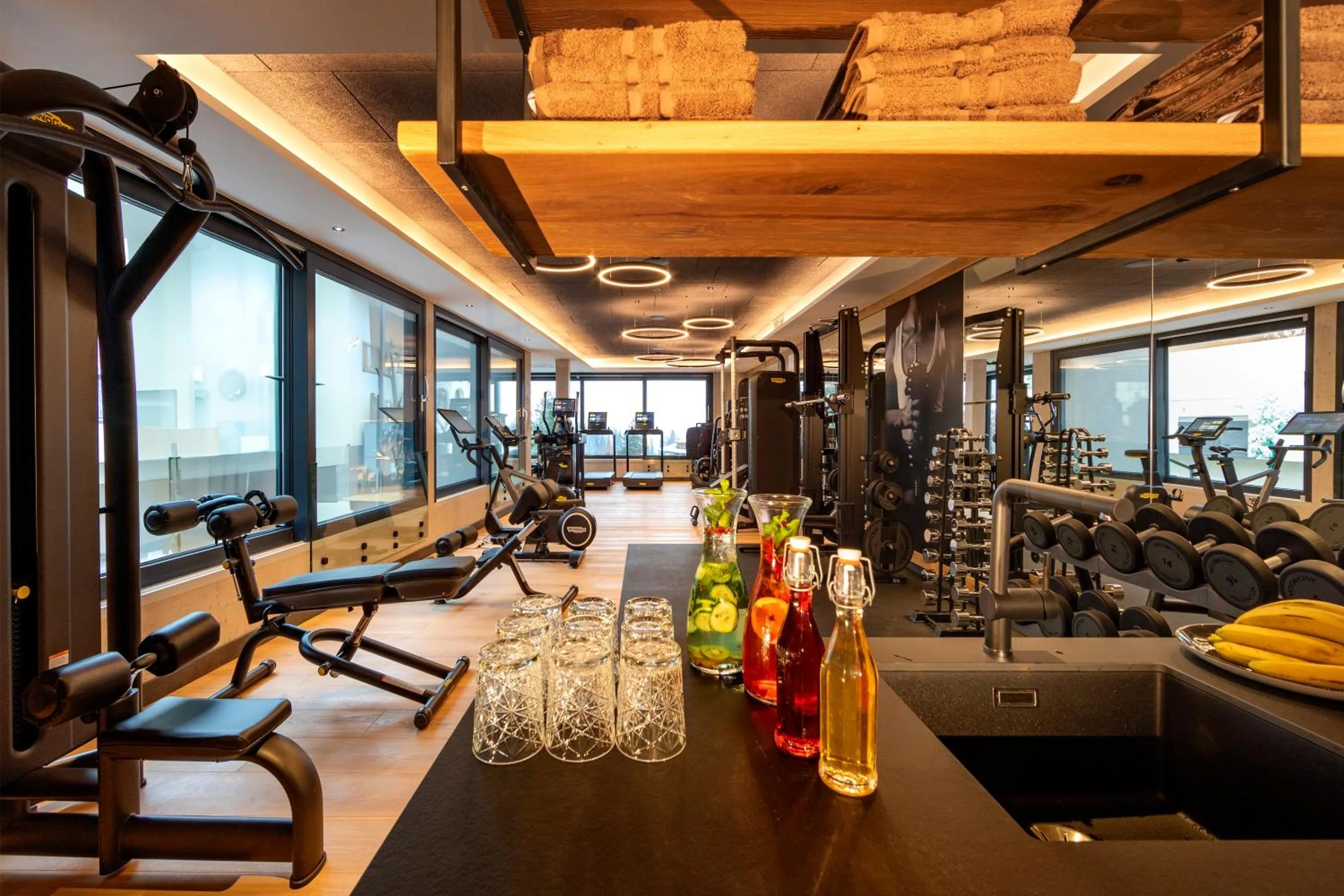 Fitness centre/facilities in Aktivhotel Alpendorf