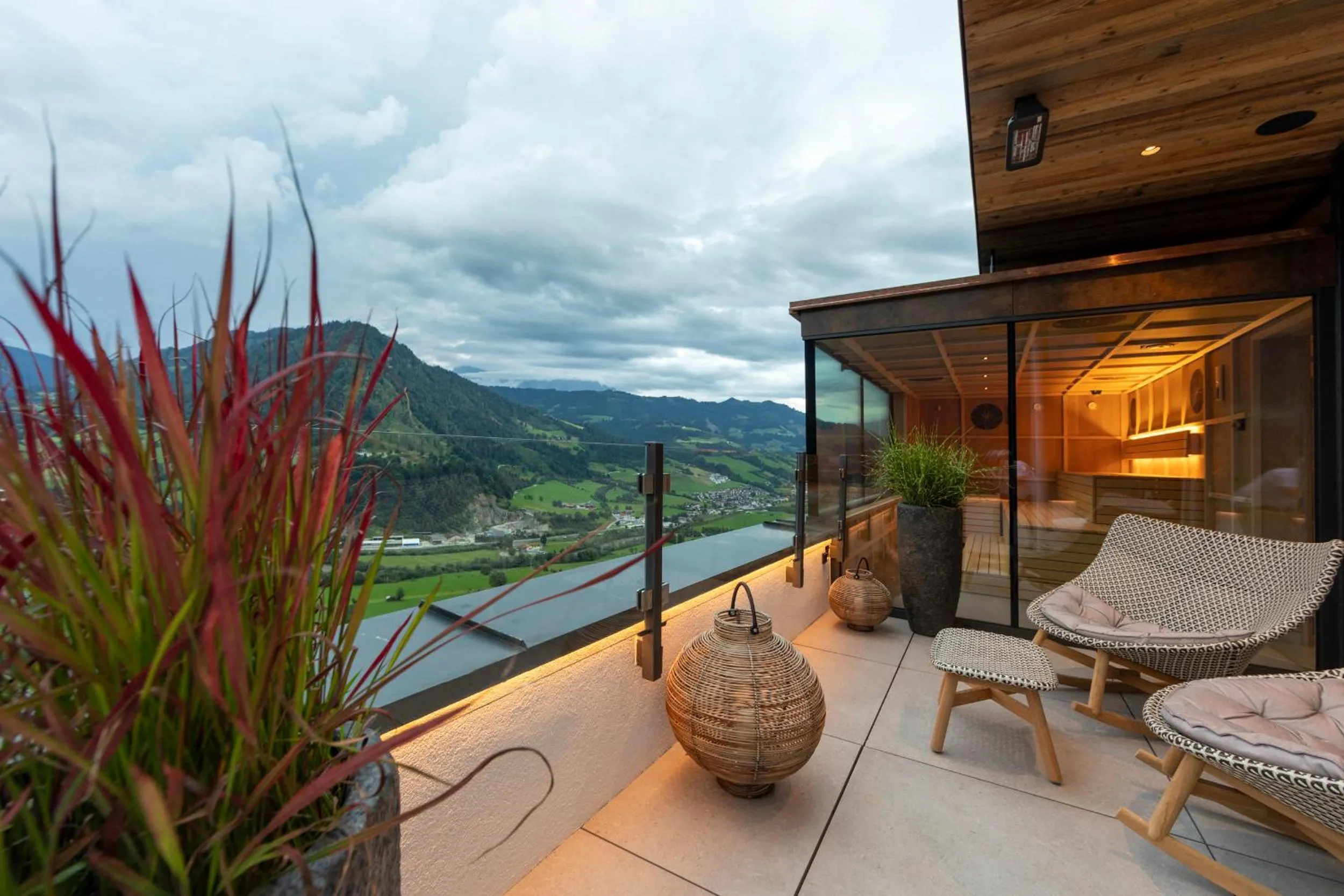 Sauna in Aktivhotel Alpendorf