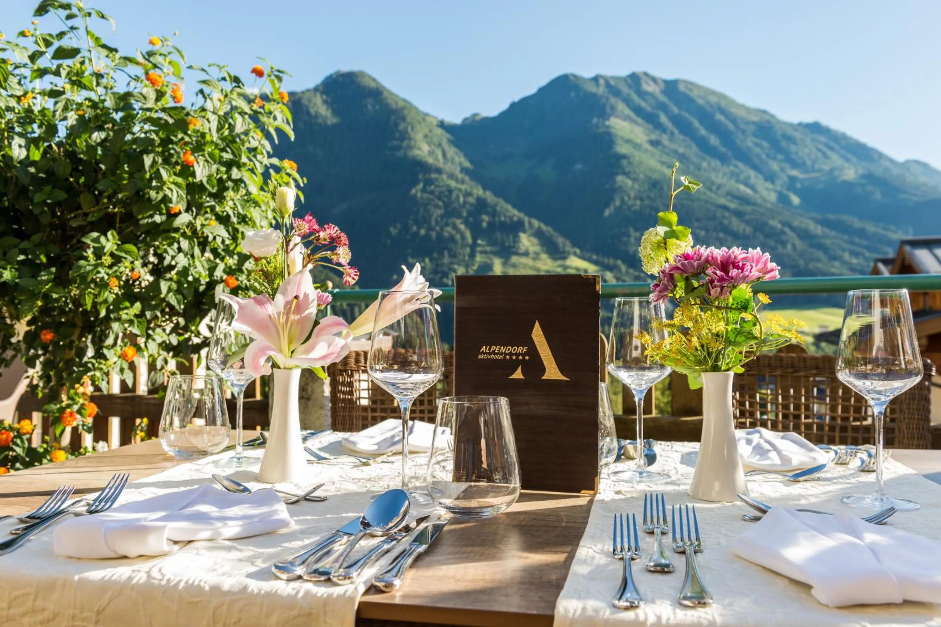 Balcony/Terrace in Aktivhotel Alpendorf