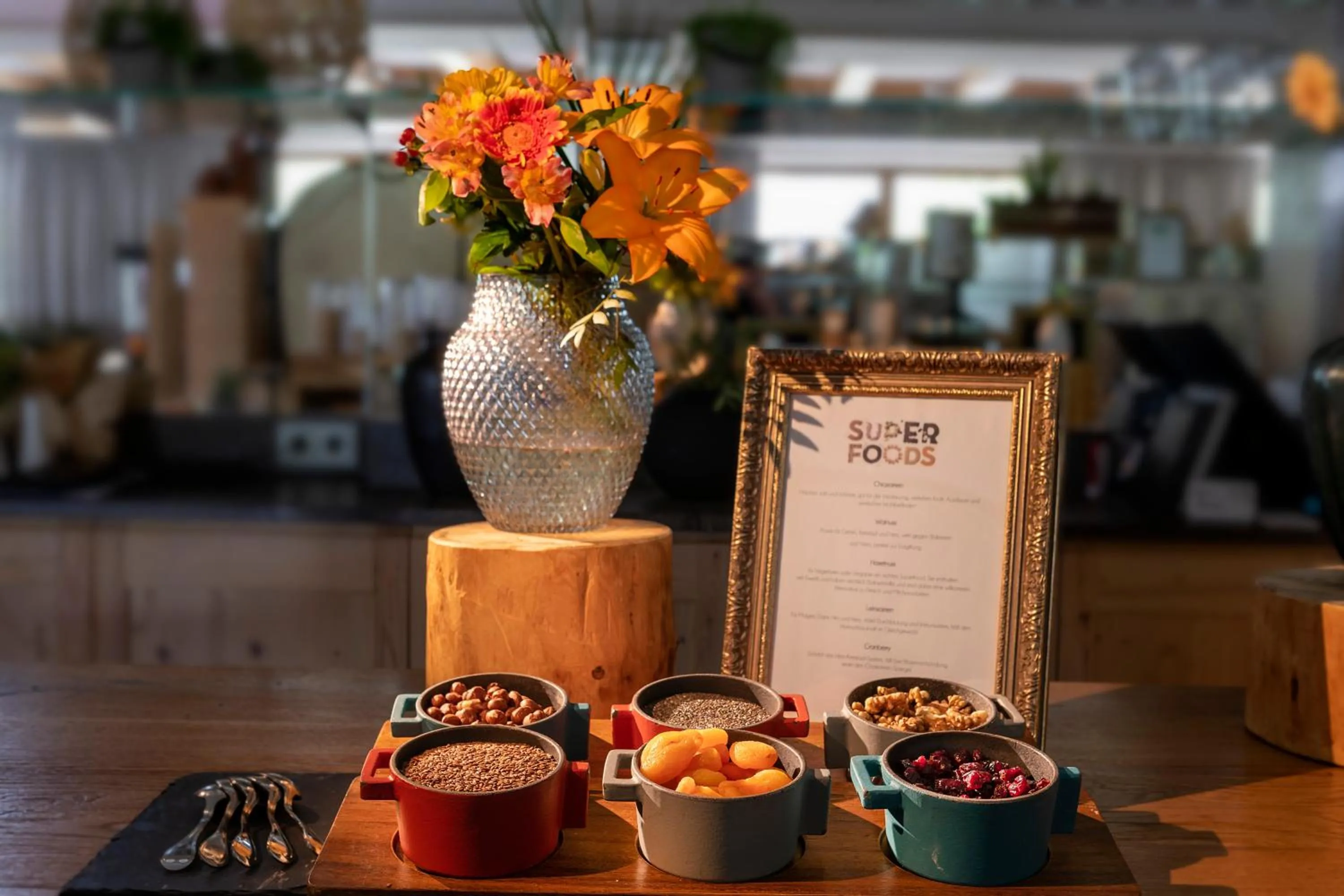 Buffet breakfast in Aktivhotel Alpendorf