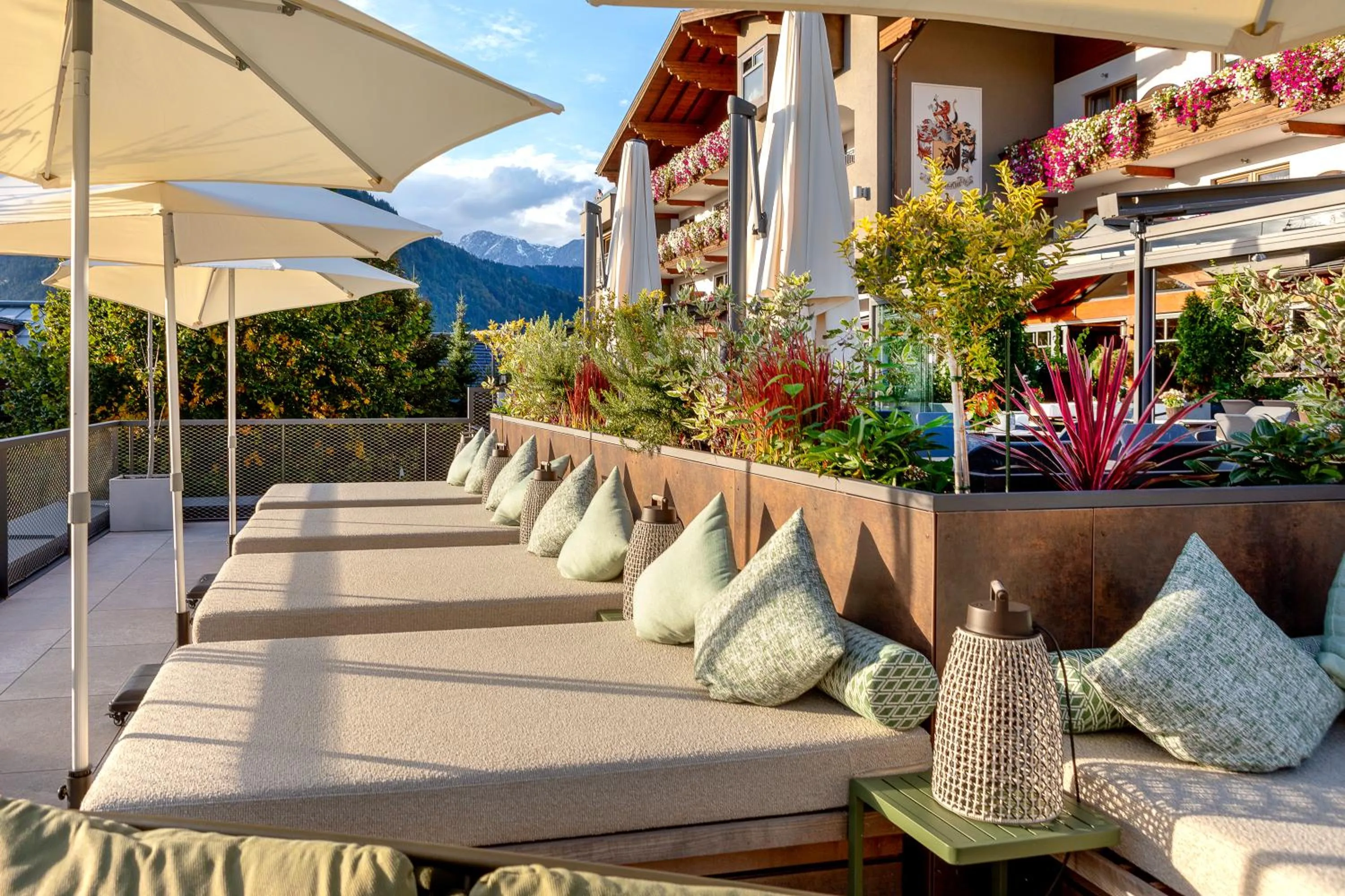 Balcony/Terrace in Aktivhotel Alpendorf