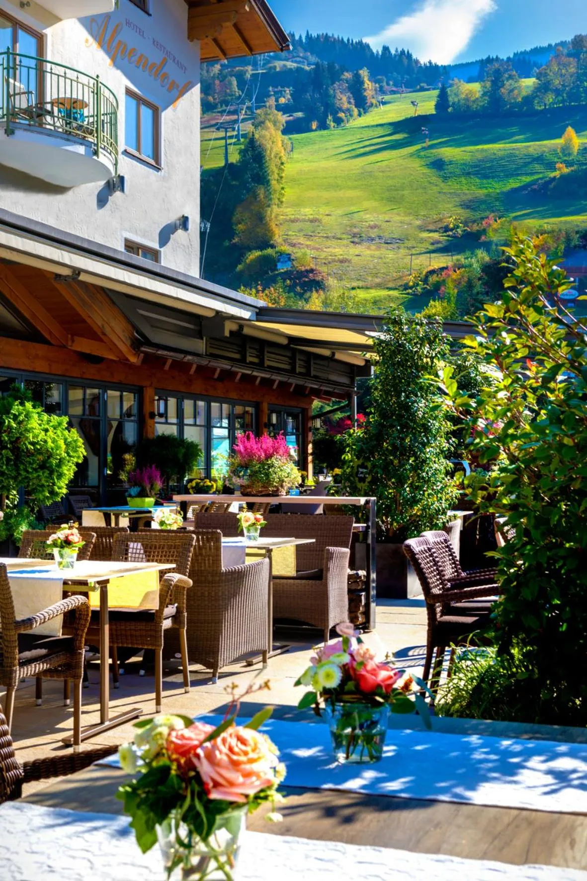 Balcony/Terrace in Aktivhotel Alpendorf