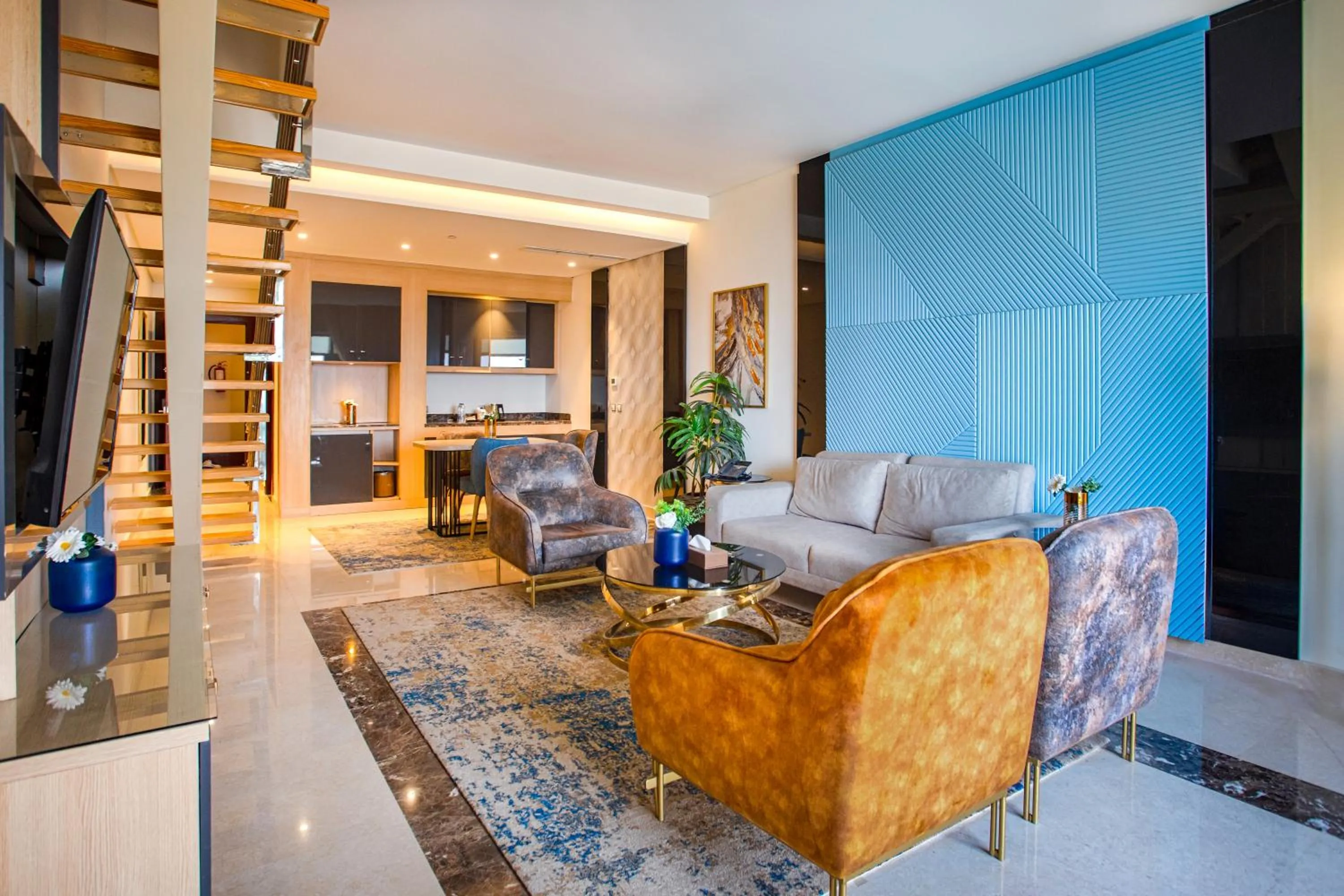 Living room in Tolip Resort El Galala Hills