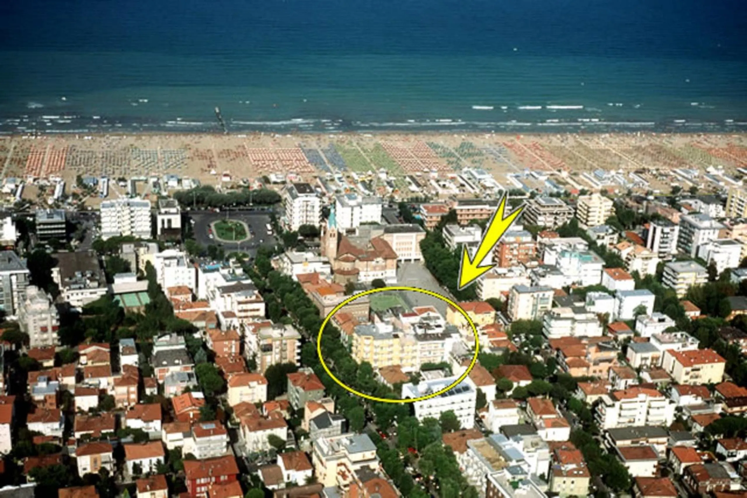 Bird's eye view in Residence Queen