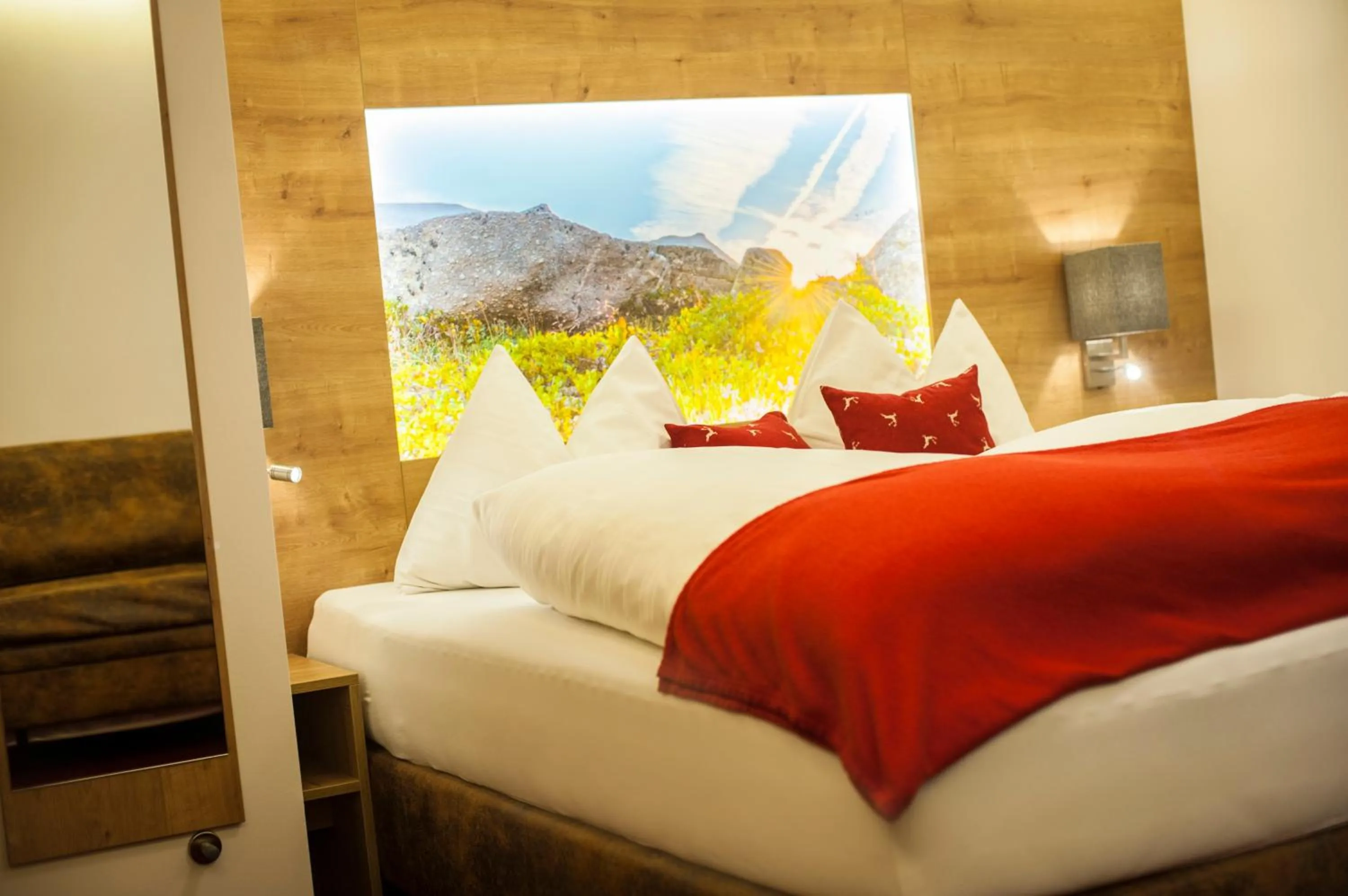 Bed in Landhaus & Appartementhaus Haussteiner