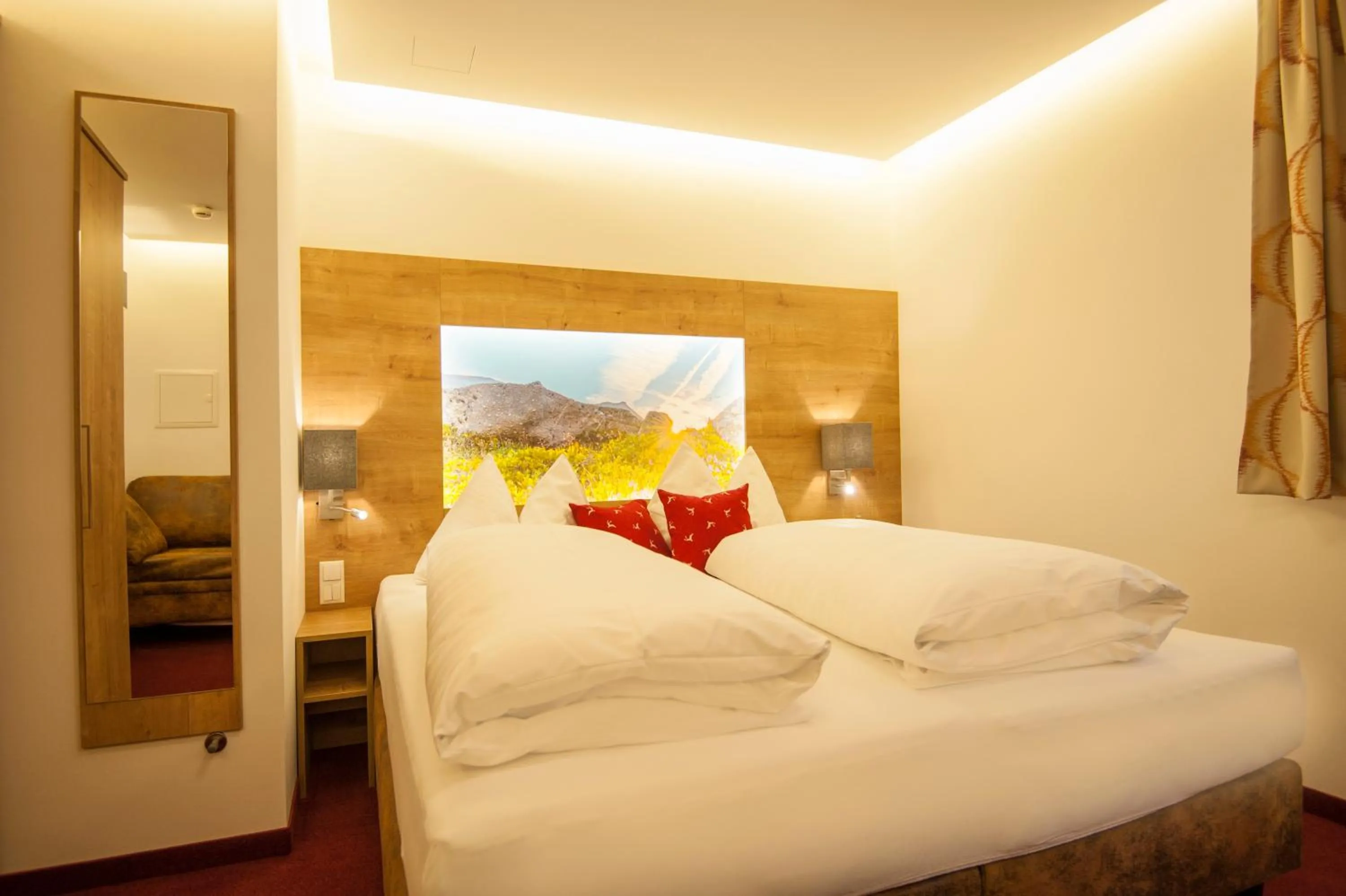 Bed in Landhaus & Appartementhaus Haussteiner