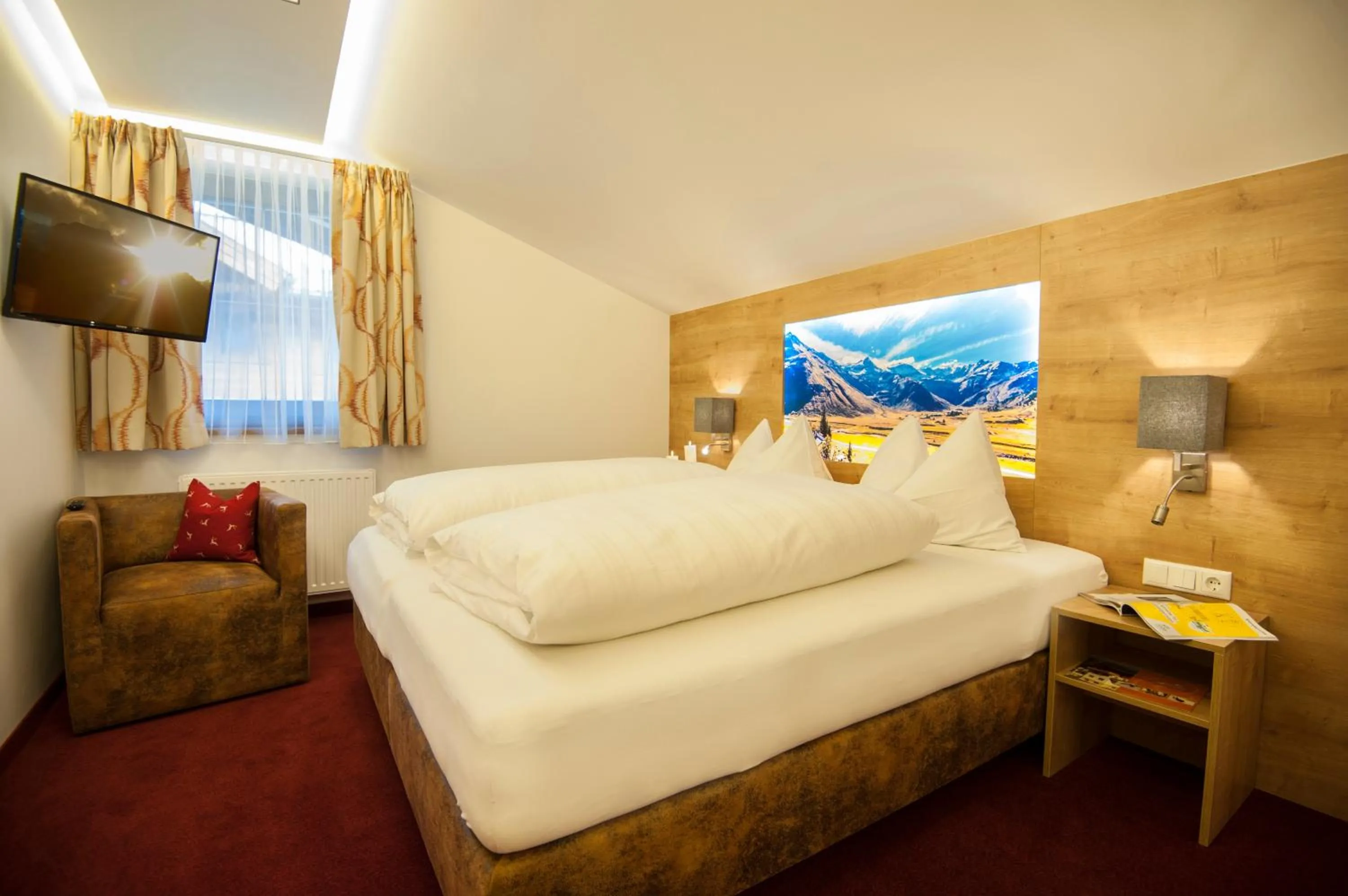 Bed in Landhaus & Appartementhaus Haussteiner