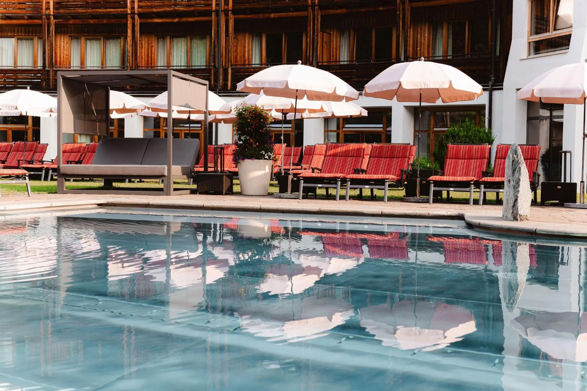 Swimming pool in Hotel Die Post