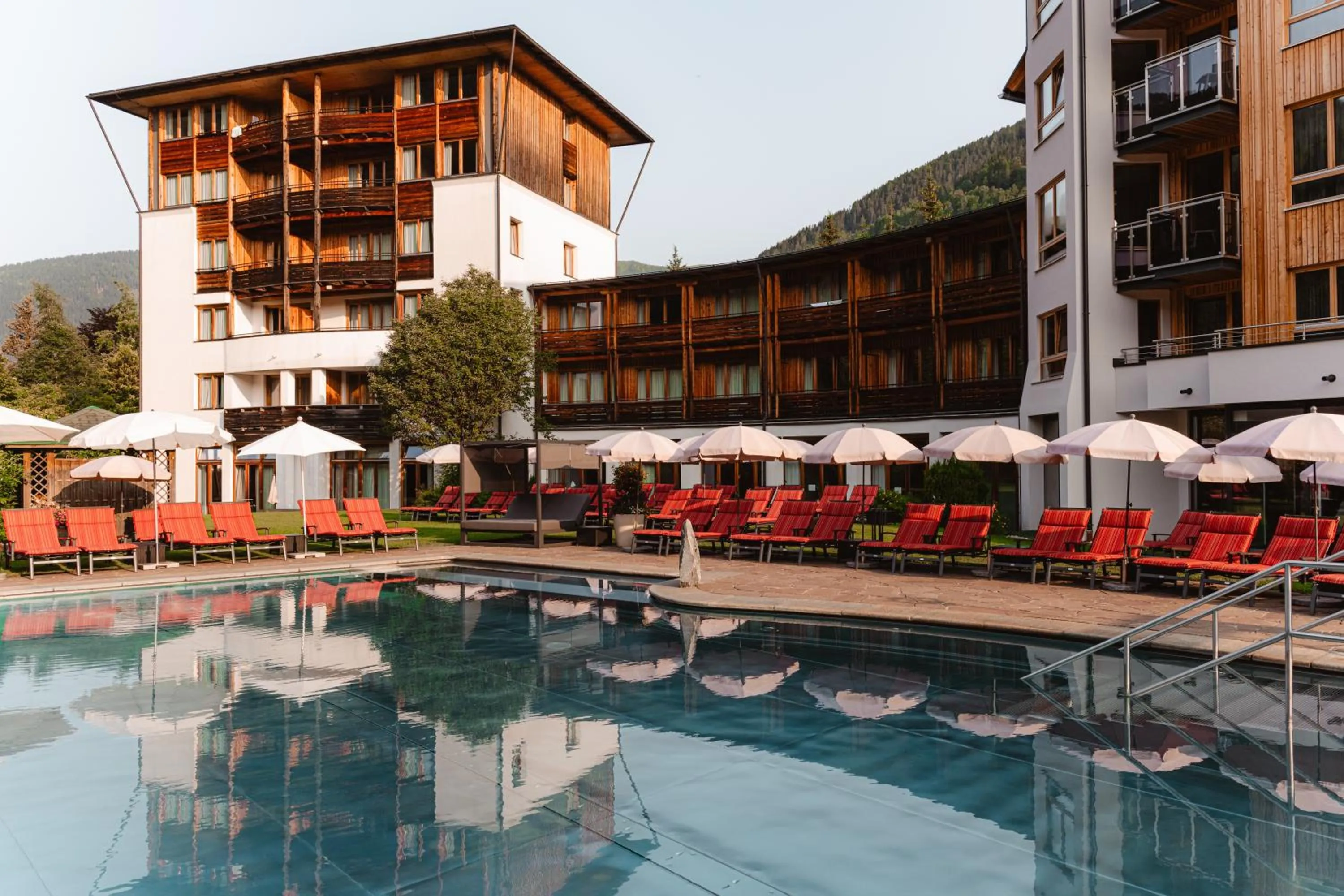 Swimming pool in Hotel Die Post