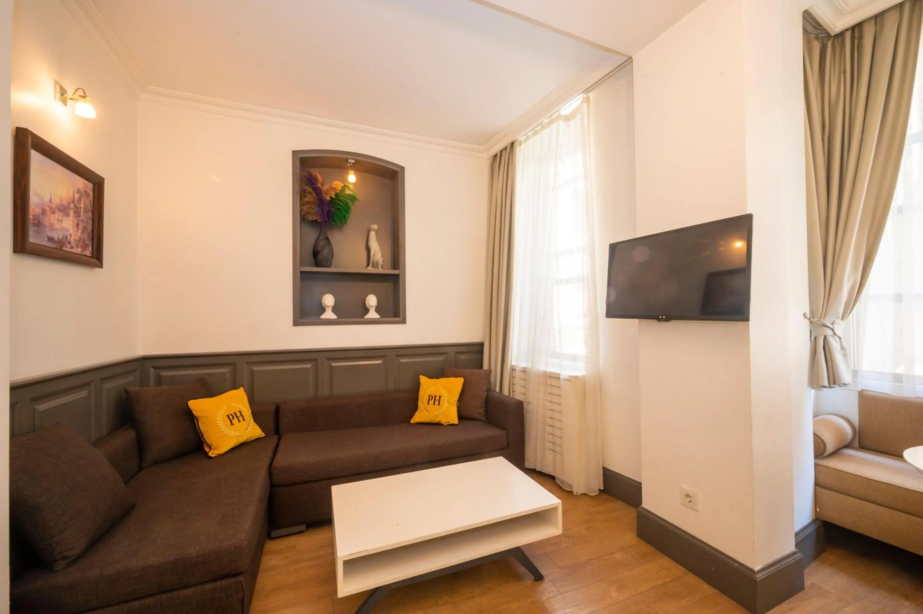 Living room, Seating Area in Pera Line Cihangir