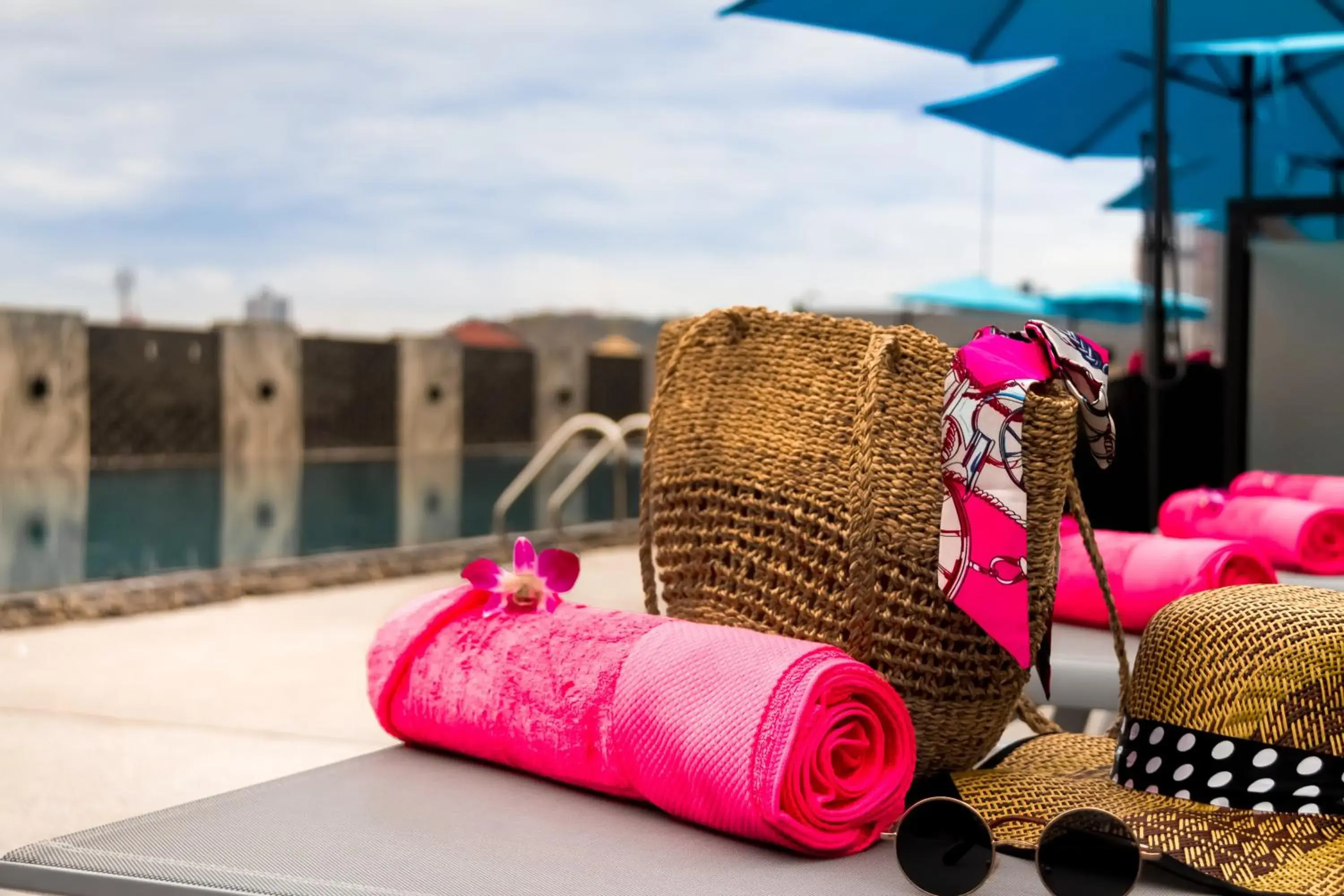 Swimming pool in GLOW Pattaya Swimming pool in GLOW Pattaya