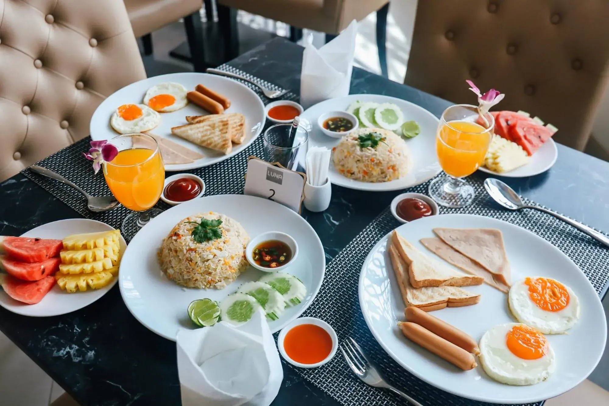 Breakfast in GLOW Pattaya Breakfast in GLOW Pattaya