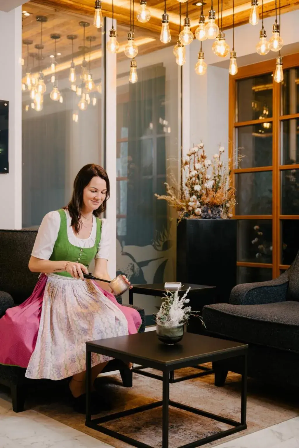 Lobby or reception in MONDI Hotel am Grundlsee Lobby or reception in MONDI Hotel am Grundlsee