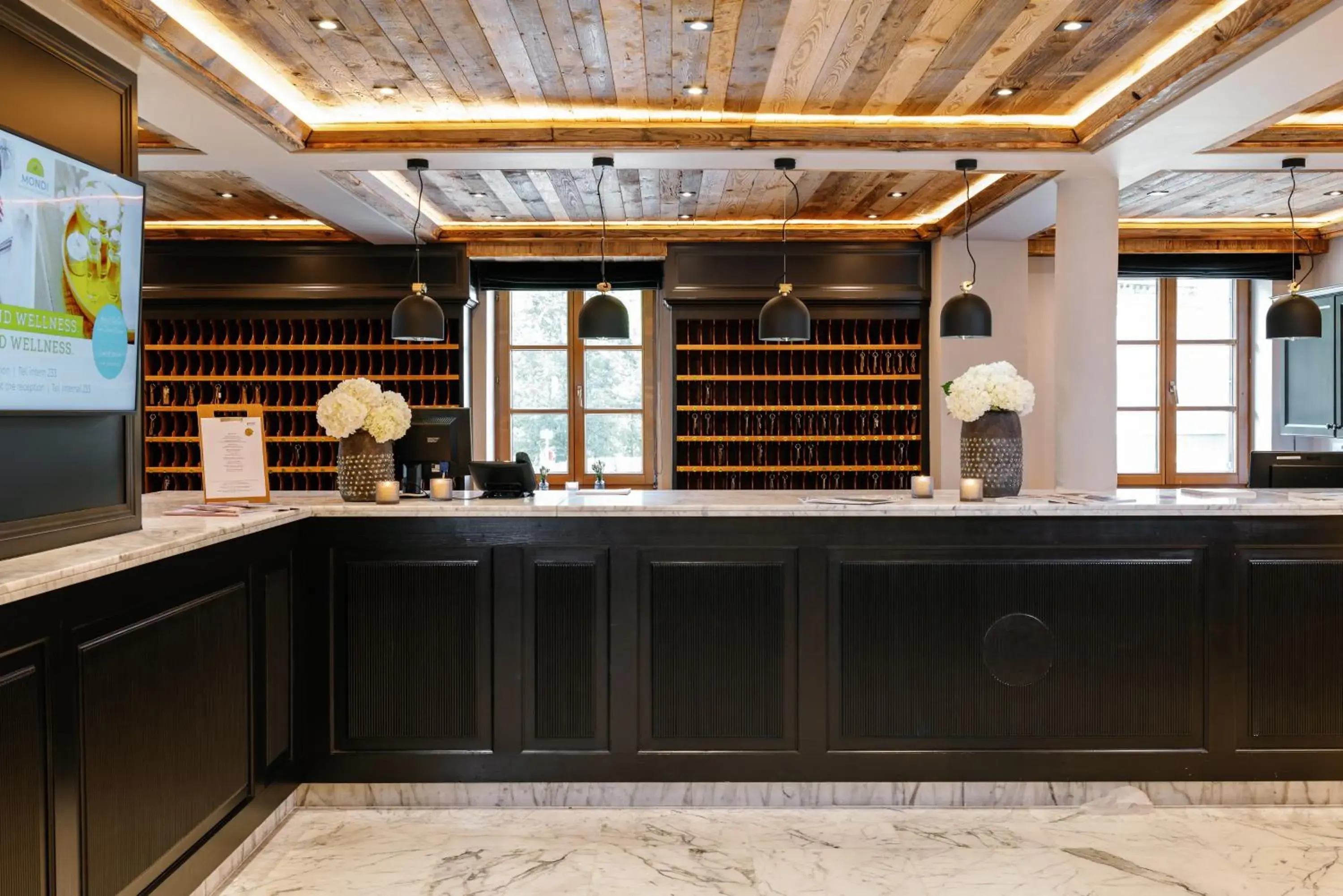 Lobby or reception in MONDI Hotel am Grundlsee Lobby or reception in MONDI Hotel am Grundlsee