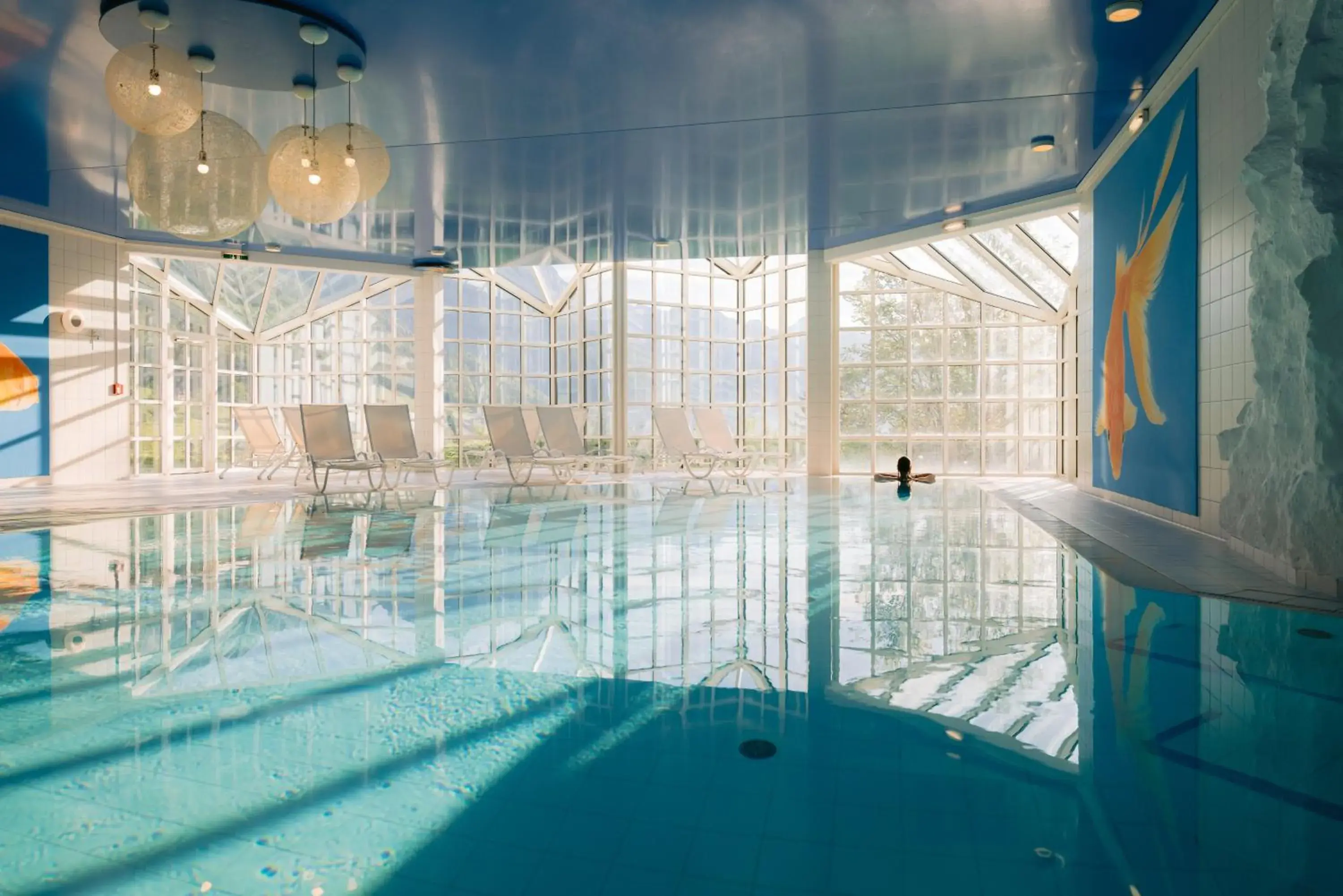 Swimming pool in MONDI Hotel am Grundlsee Swimming pool in MONDI Hotel am Grundlsee