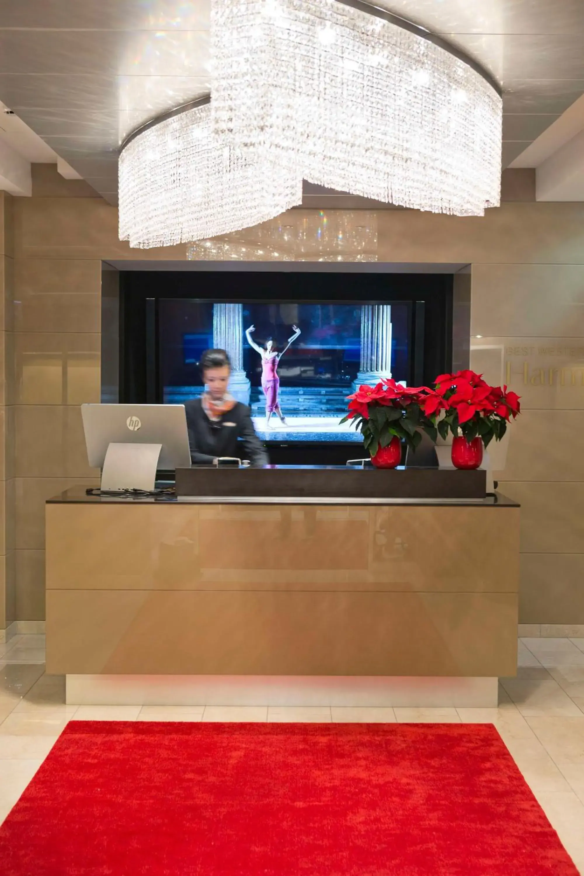 Lobby or reception in The Harmonie Vienna, BW Premier Collection Lobby or reception in The Harmonie Vienna, BW Premier Collection