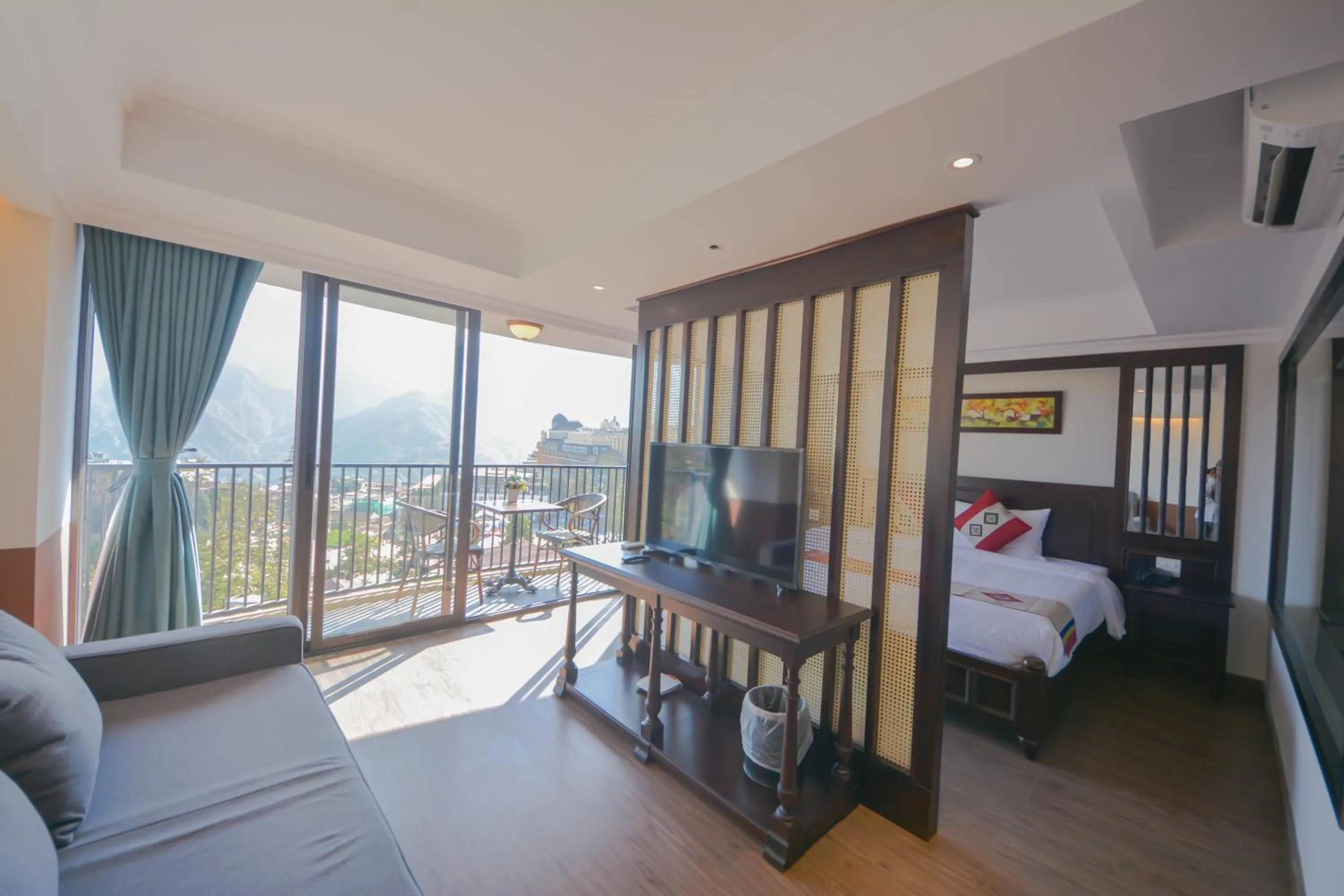 Photo of the whole room, Bed in Sapa Panorama Hotel