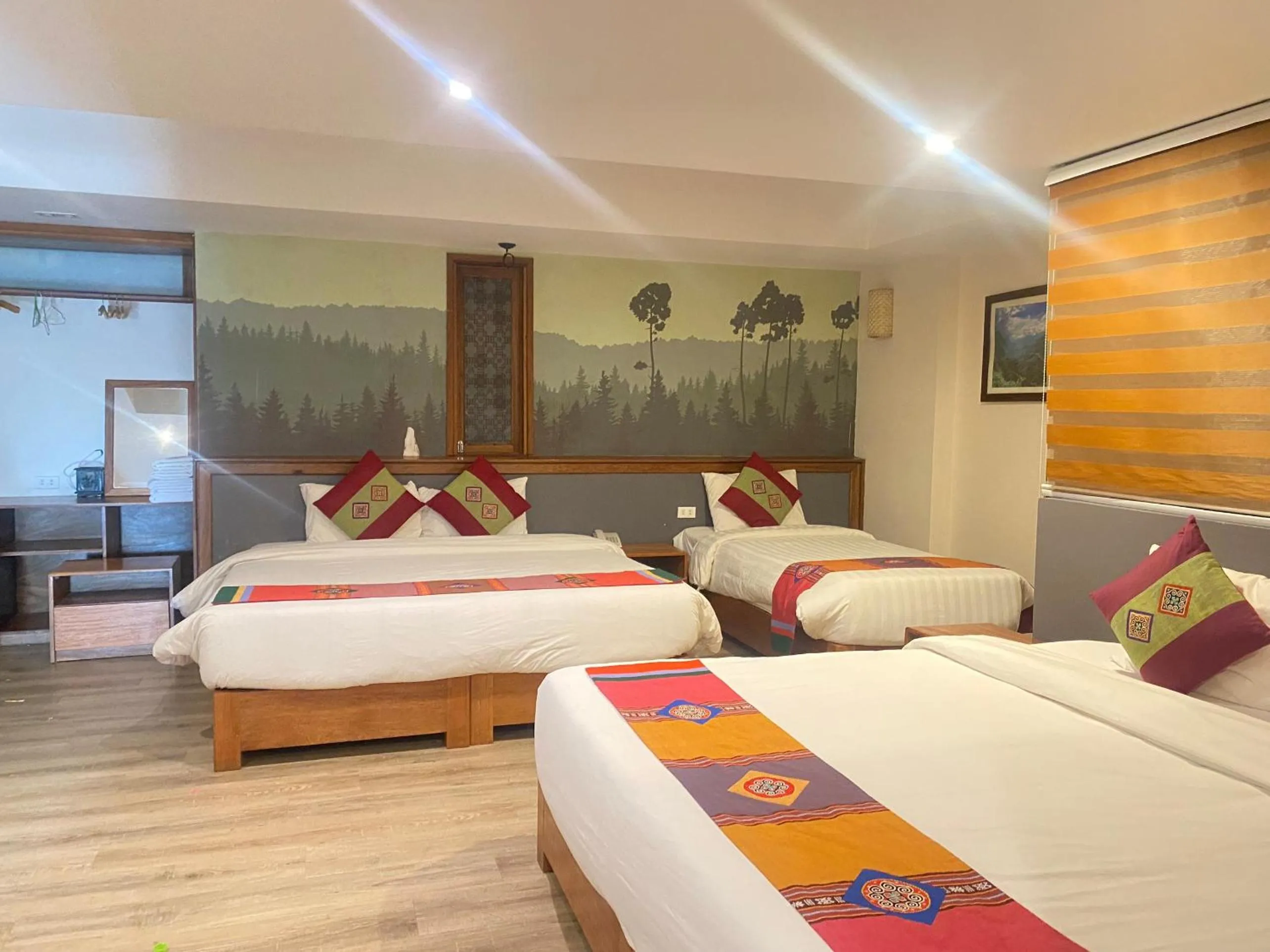 Bed in Sapa Panorama Hotel