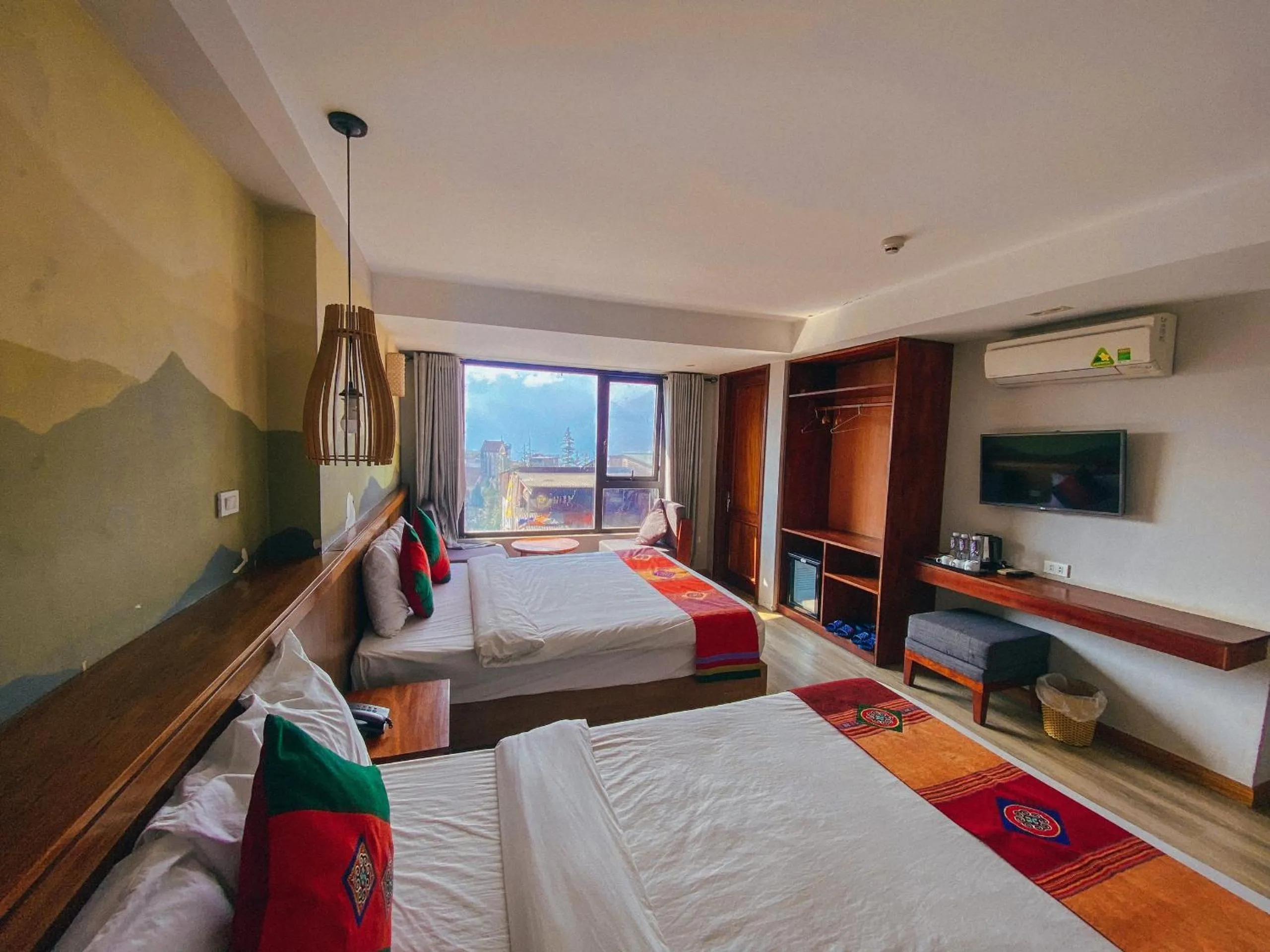 Bed in Sapa Panorama Hotel