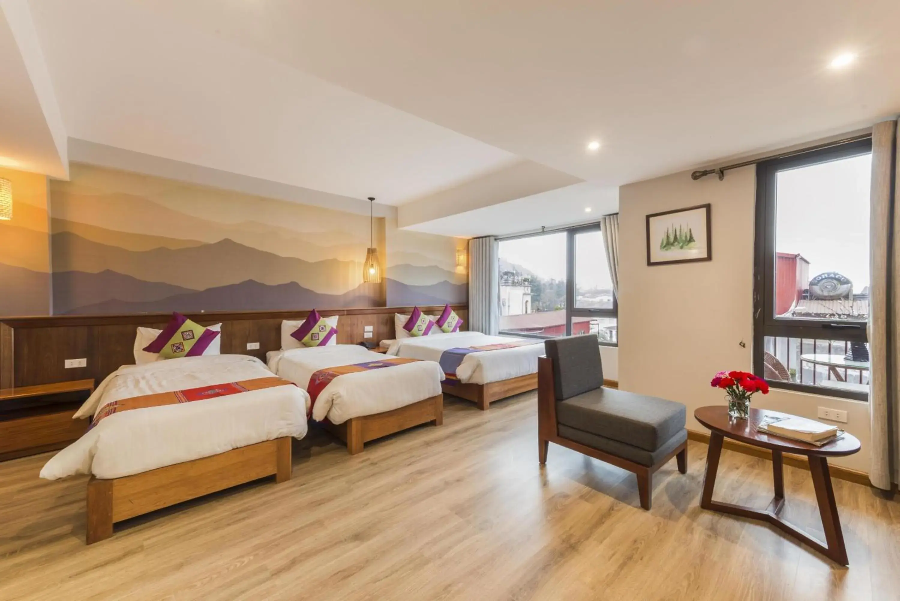 Photo of the whole room, Bed in Sapa Panorama Hotel Photo of the whole room, Bed in Sapa Panorama Hotel