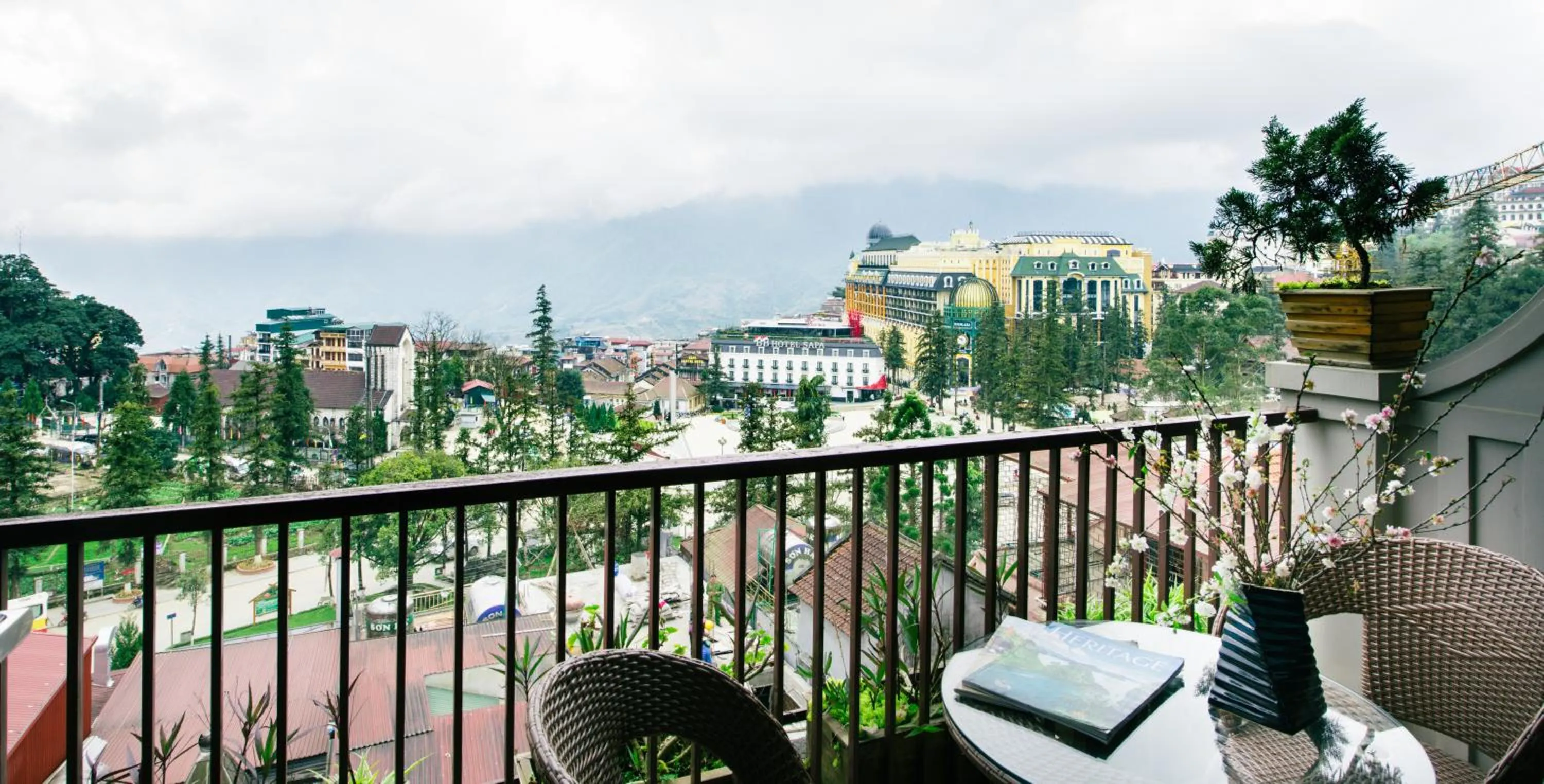 Balcony/Terrace in Sapa Panorama Hotel